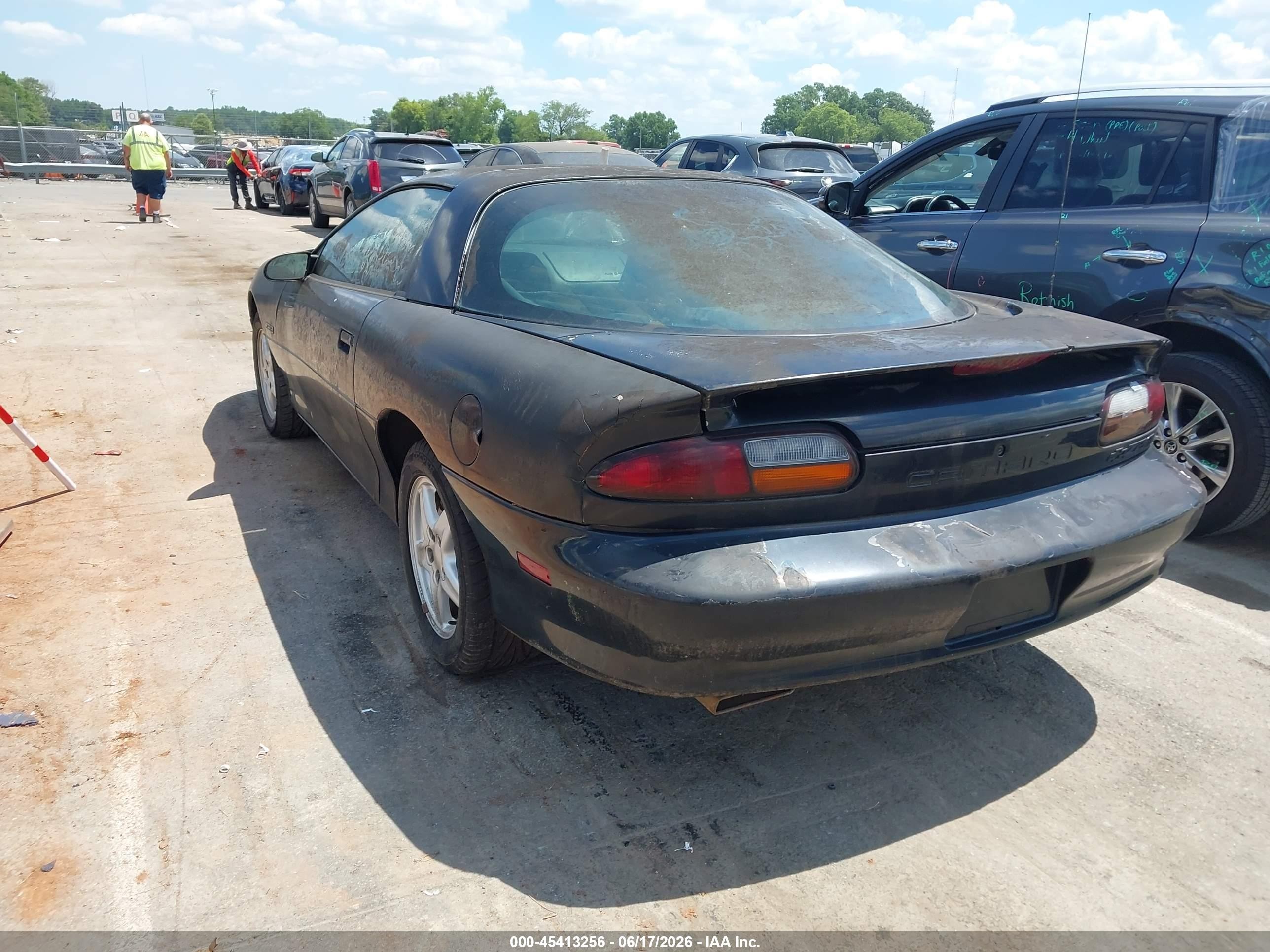1998 Chevrolet Camaro Z28 Black vin: 2G1FP22GXW2152363