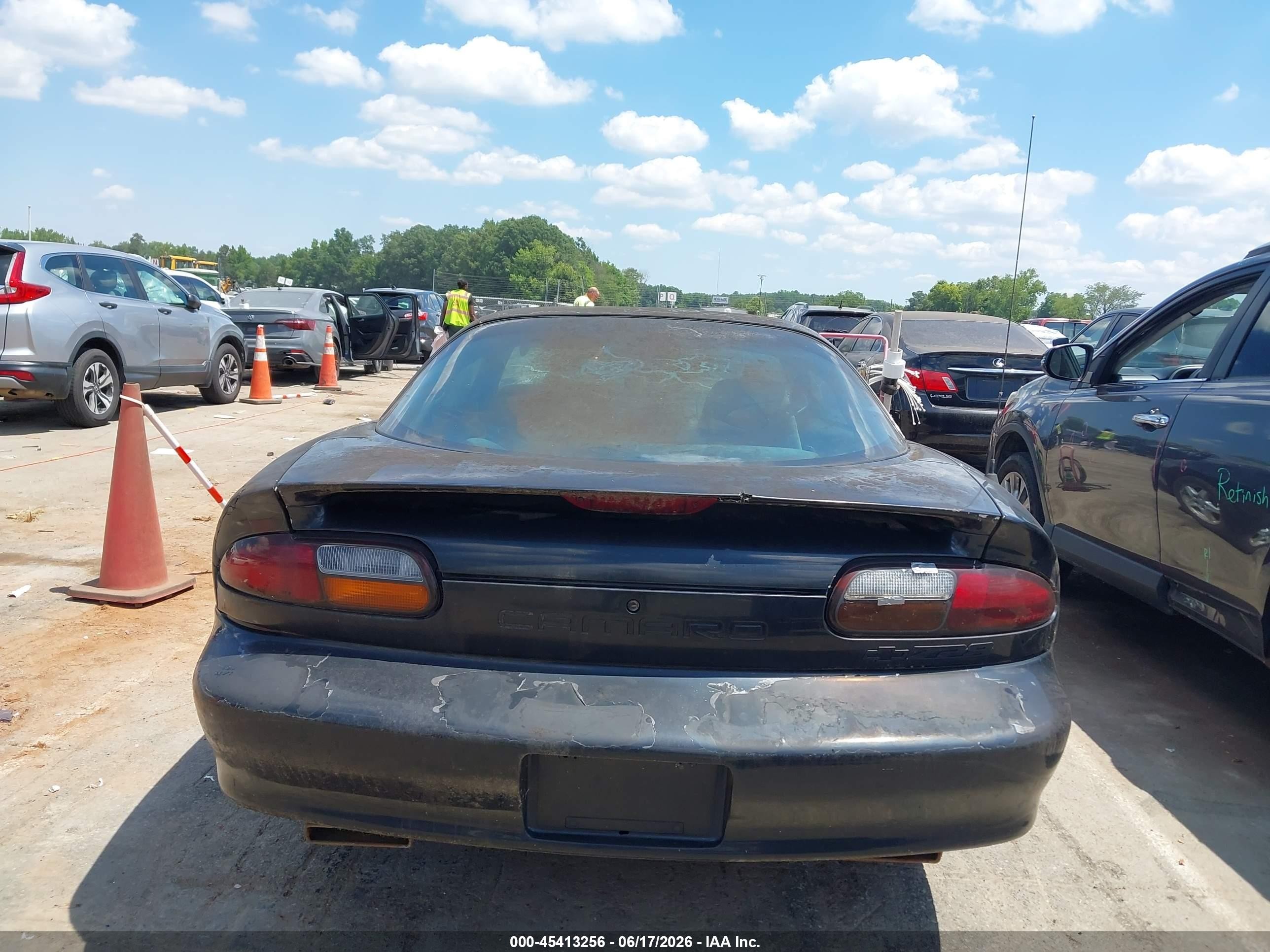 1998 Chevrolet Camaro Z28 Black vin: 2G1FP22GXW2152363