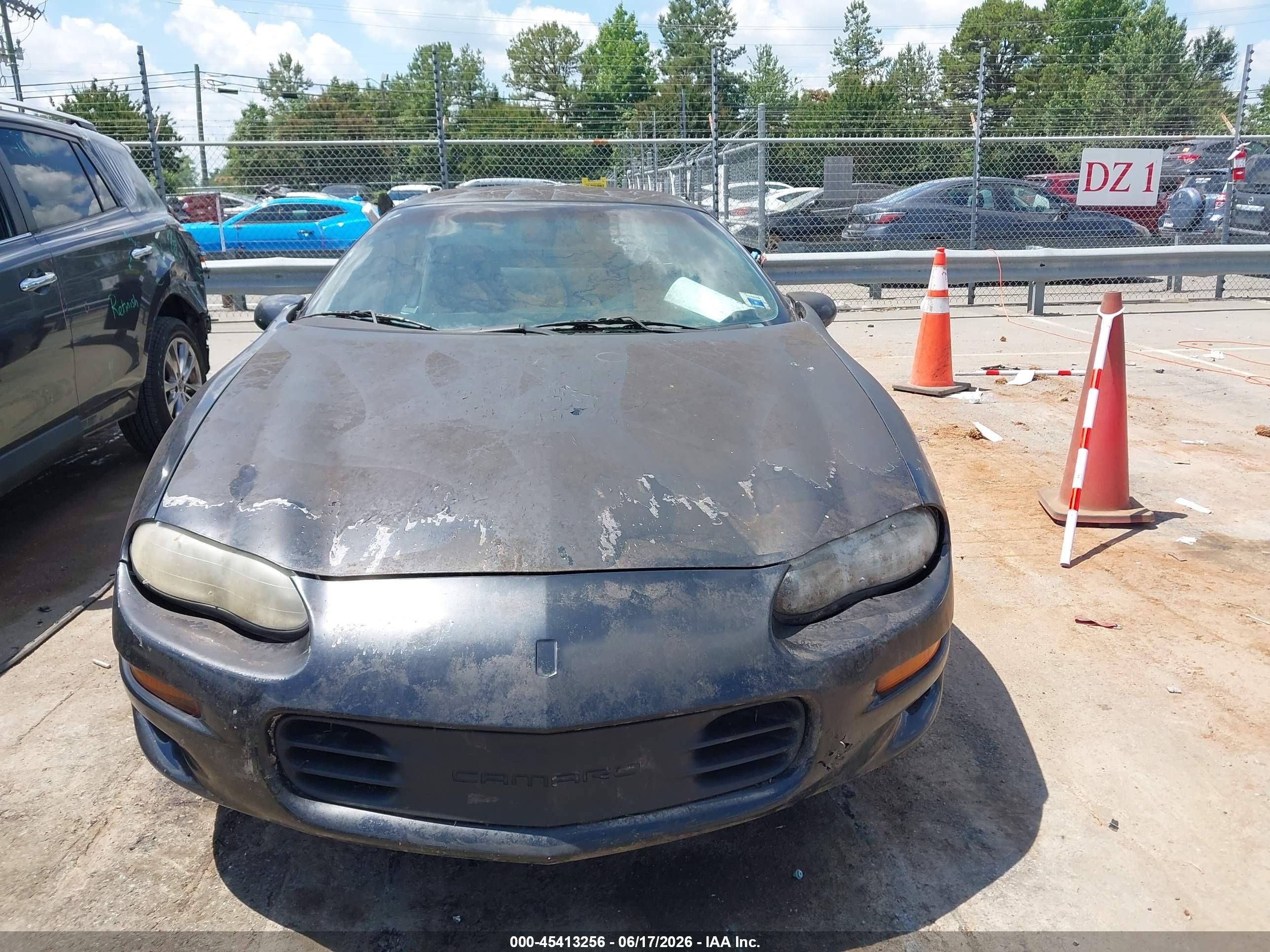1998 Chevrolet Camaro Z28 Black vin: 2G1FP22GXW2152363