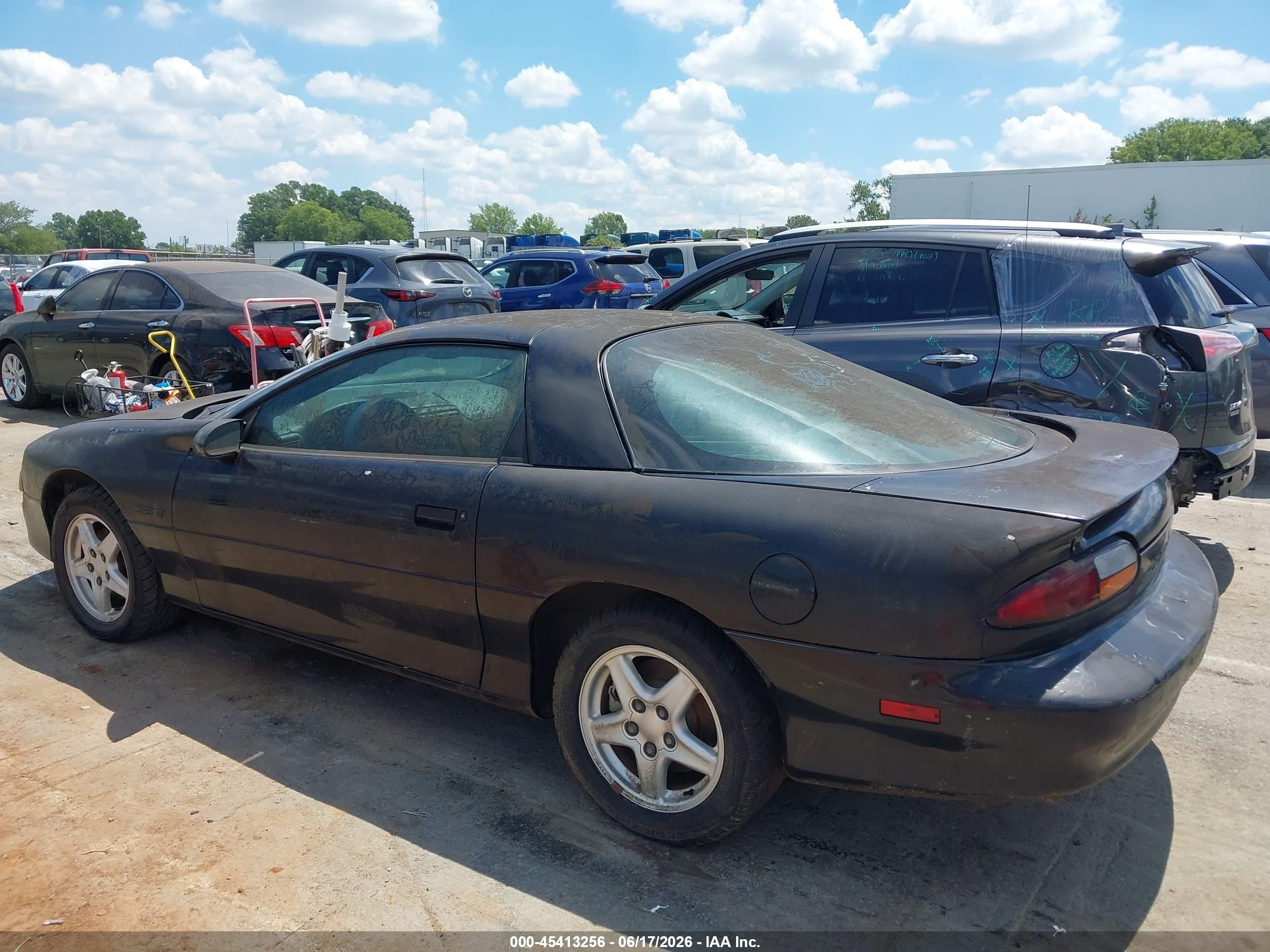 1998 Chevrolet Camaro Z28 Black vin: 2G1FP22GXW2152363