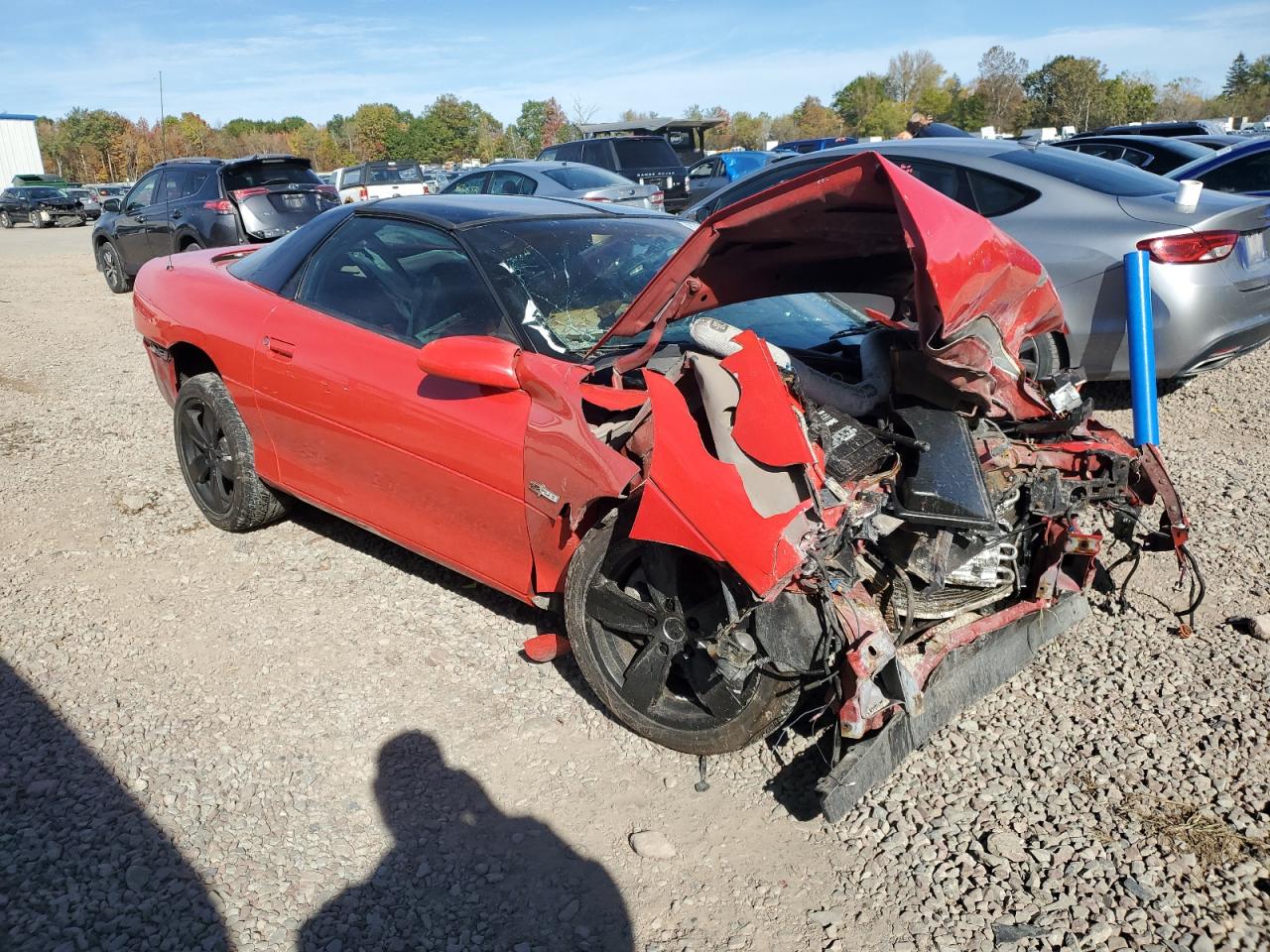 1998 Chevrolet Camaro Z28 Red vin: 2G1FP22GXW2152976