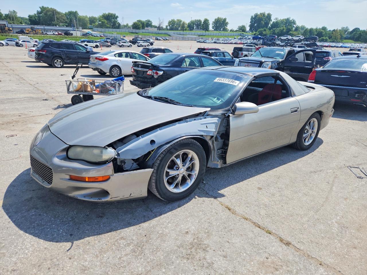 2001 Chevrolet Camaro Silver vin: 2G1FP22K012103539