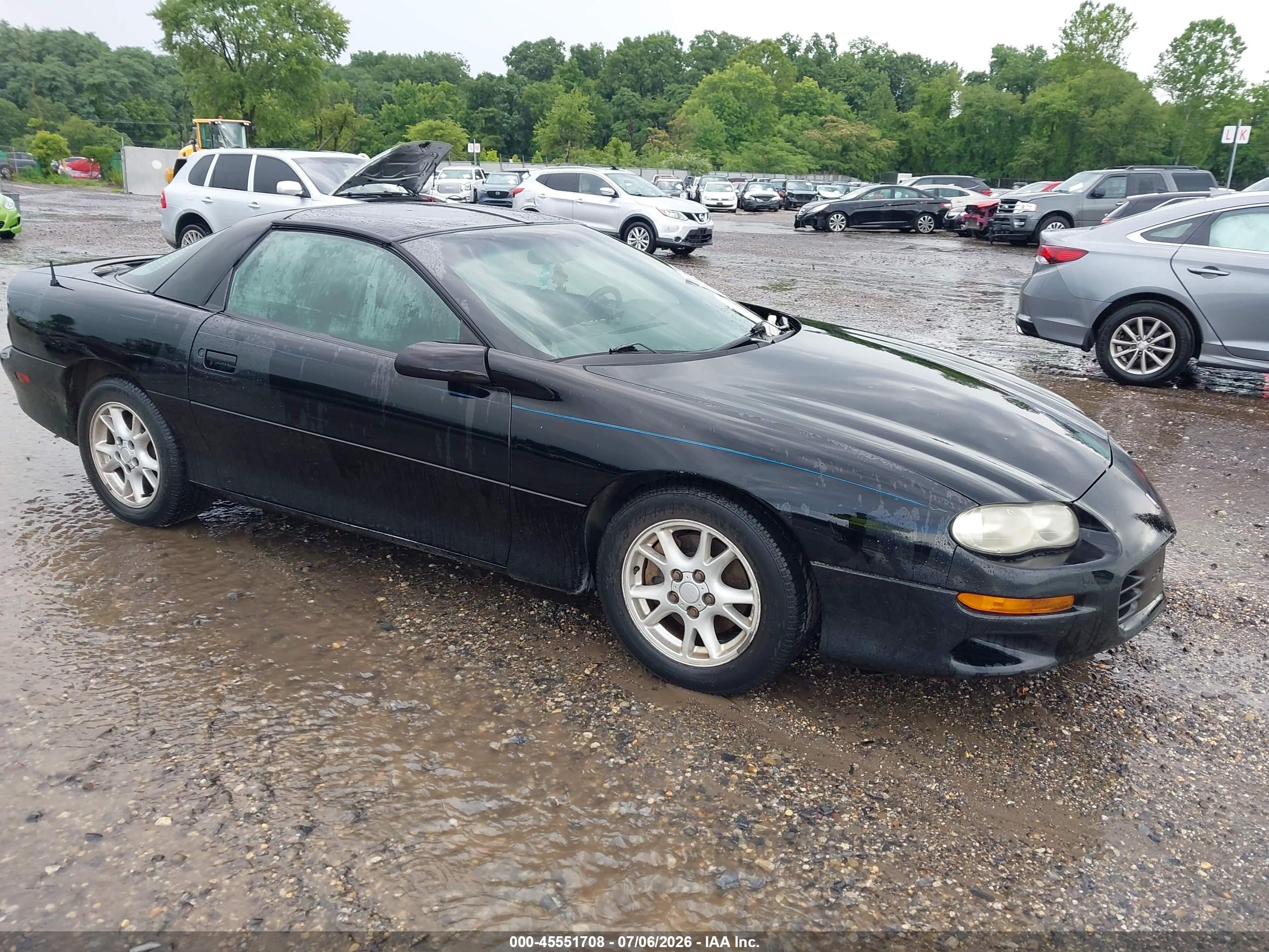 2002 Chevrolet Camaro   Black vin: 2G1FP22K022123713