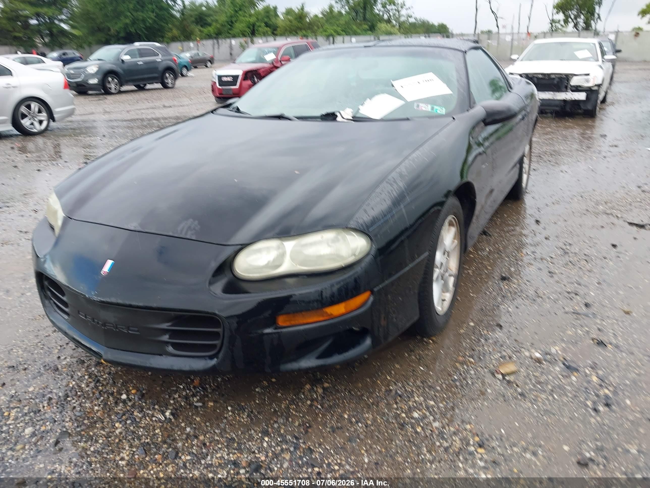 2002 Chevrolet Camaro   Black vin: 2G1FP22K022123713