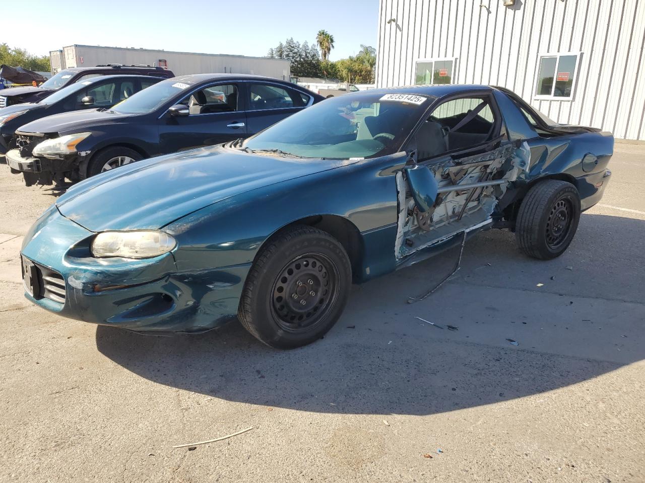 1999 Chevrolet Camaro Green vin: 2G1FP22K0X2113108