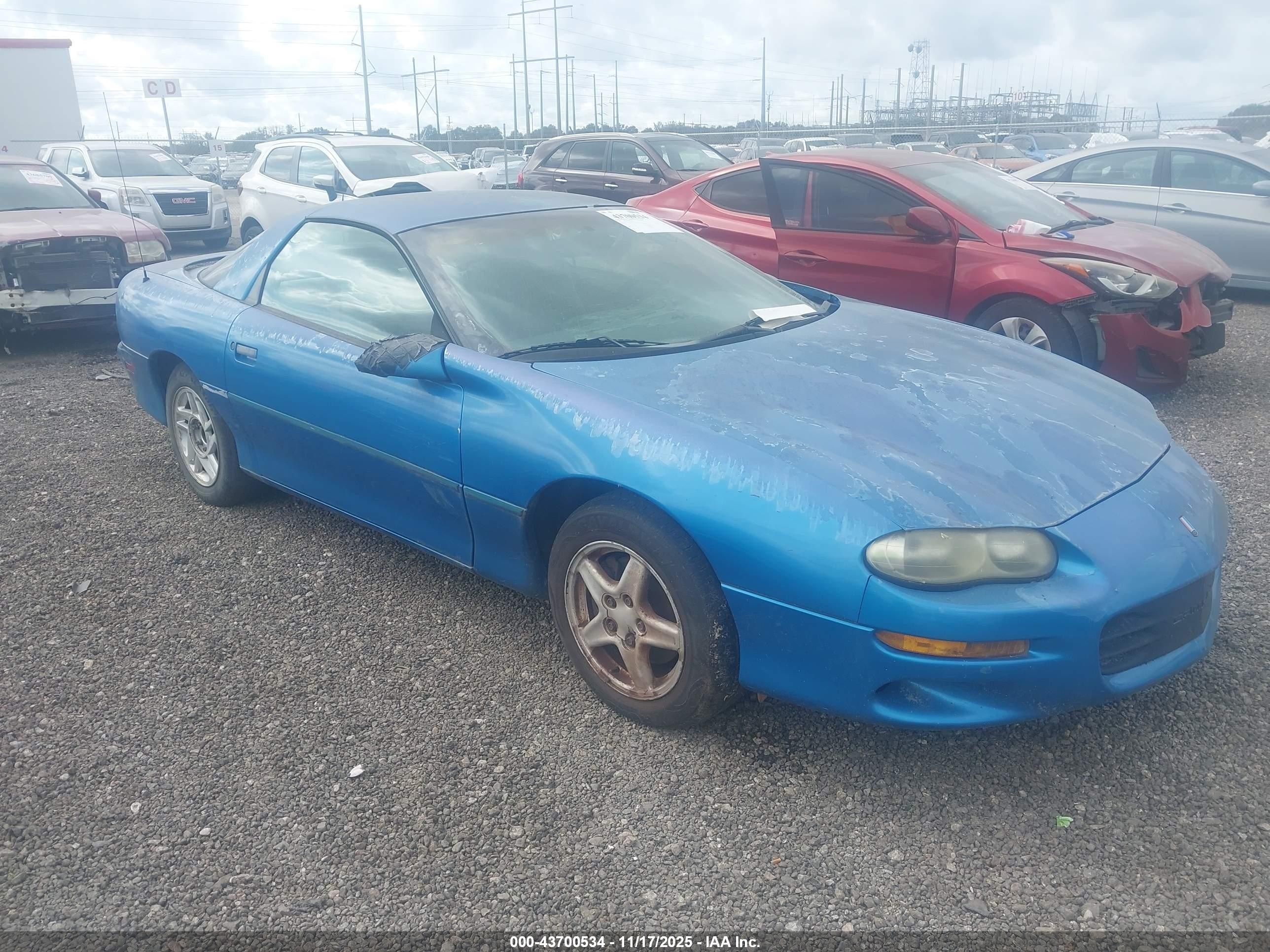1999 Chevrolet Camaro   Blue vin: 2G1FP22K1X2114767