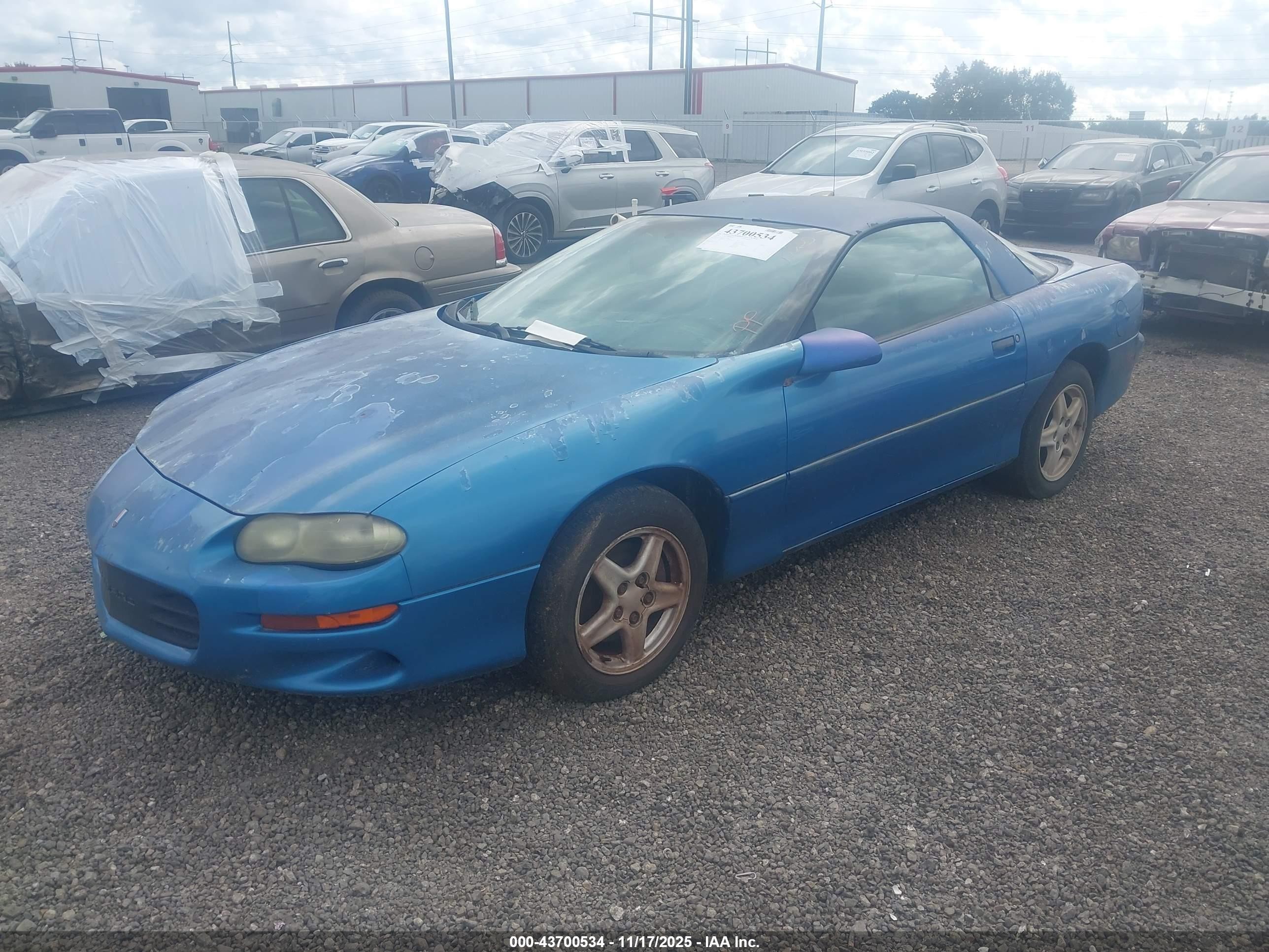 1999 Chevrolet Camaro   Blue vin: 2G1FP22K1X2114767