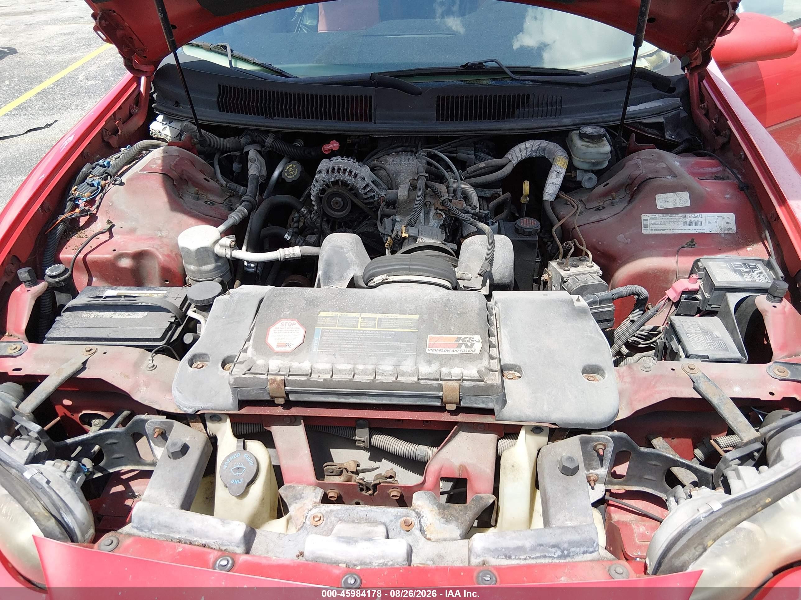 1998 Chevrolet Camaro   Red vin: 2G1FP22K2W2129292