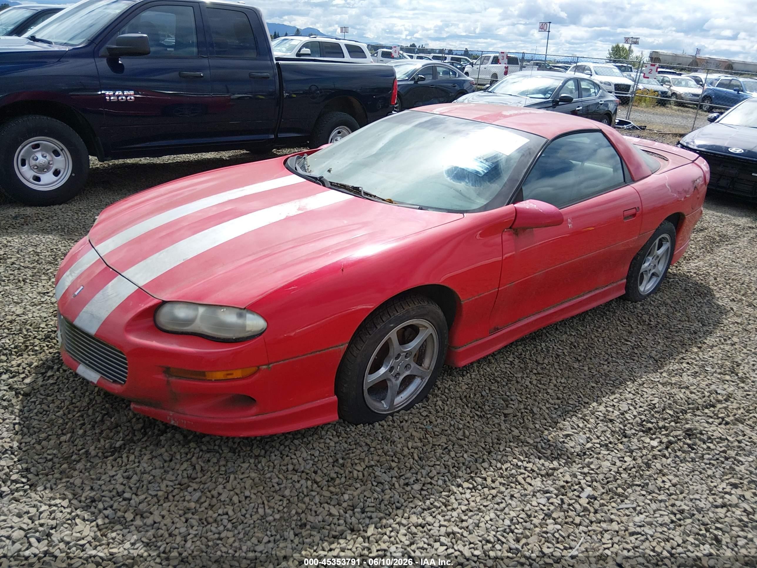1999 Chevrolet Camaro   Красный vin: 2G1FP22K2X2101932