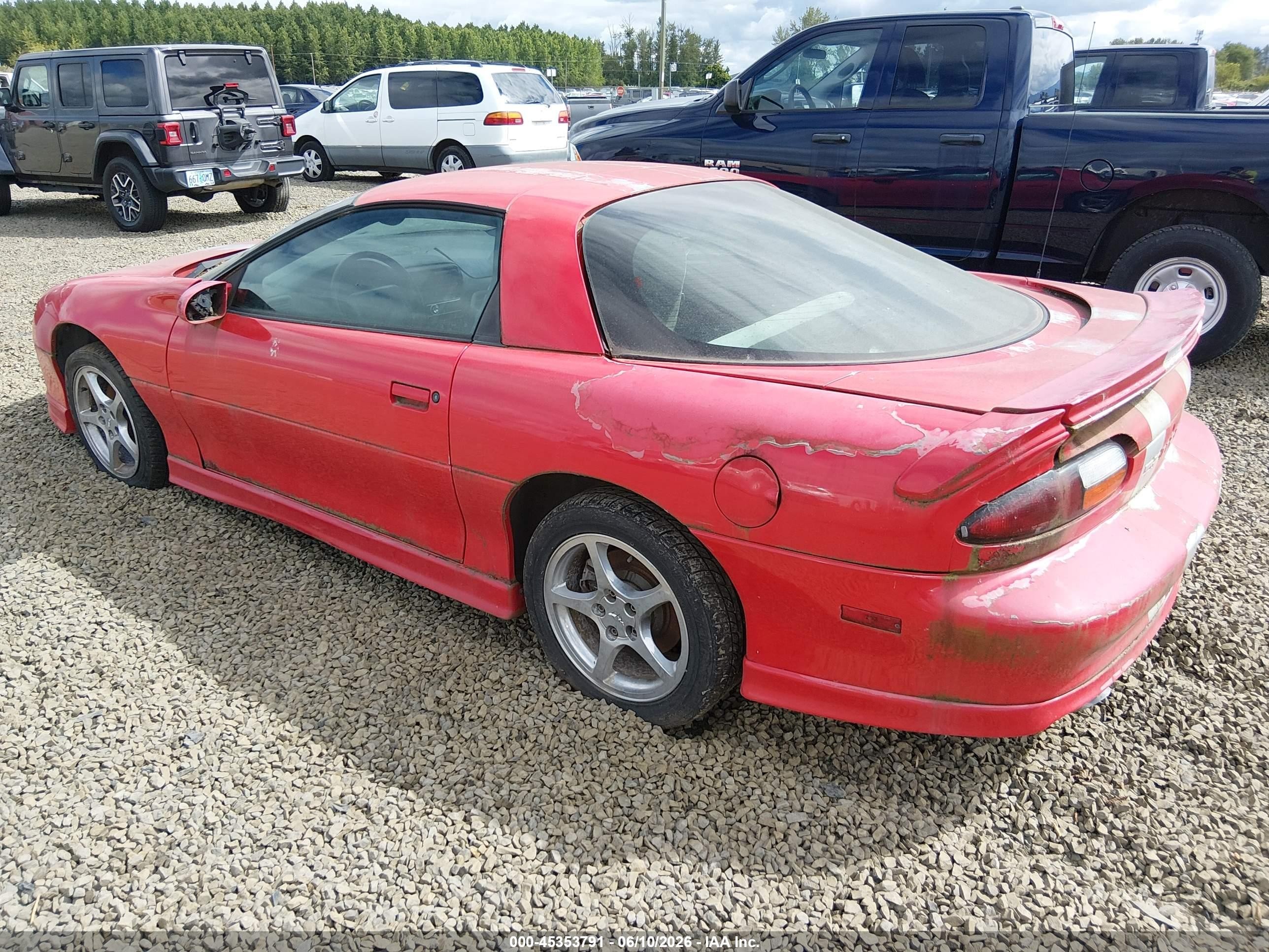 1999 Chevrolet Camaro   Красный vin: 2G1FP22K2X2101932