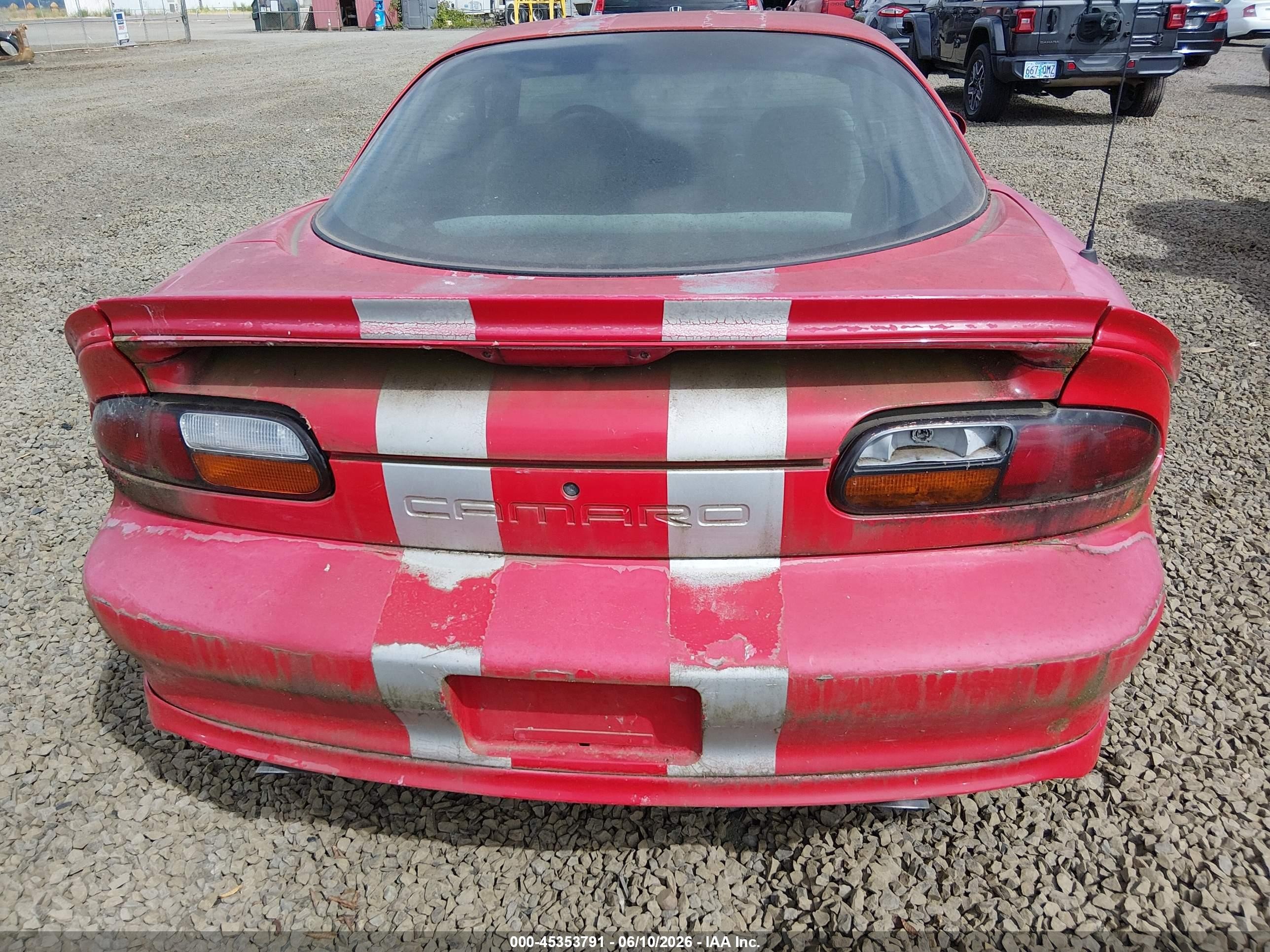 1999 Chevrolet Camaro   Красный vin: 2G1FP22K2X2101932