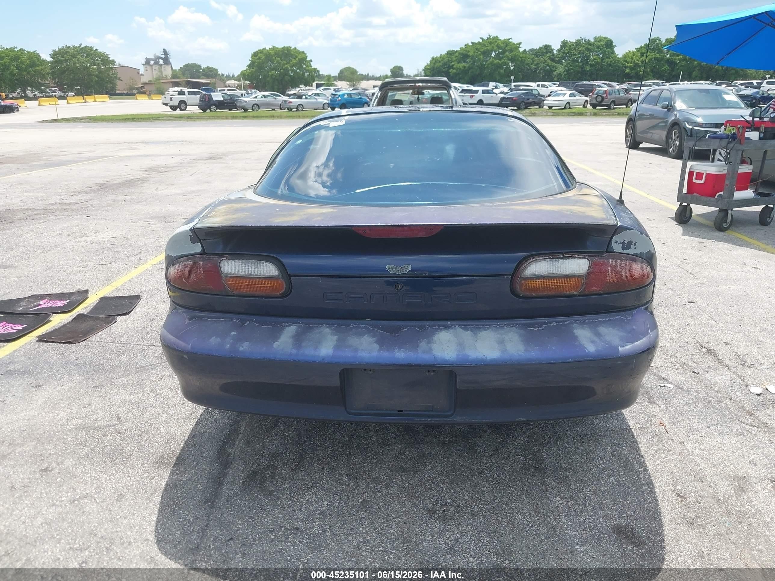 2000 Chevrolet Camaro   Blue vin: 2G1FP22K2Y2128954