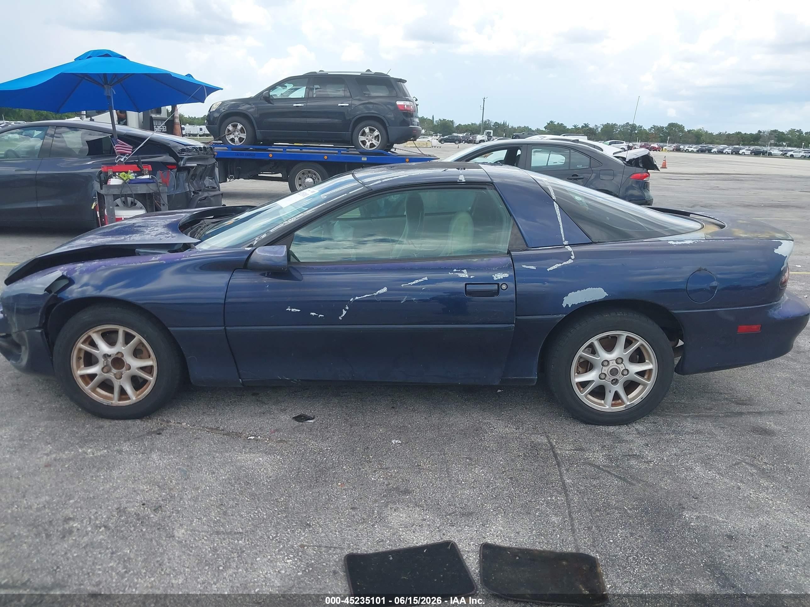 2000 Chevrolet Camaro   Blue vin: 2G1FP22K2Y2128954