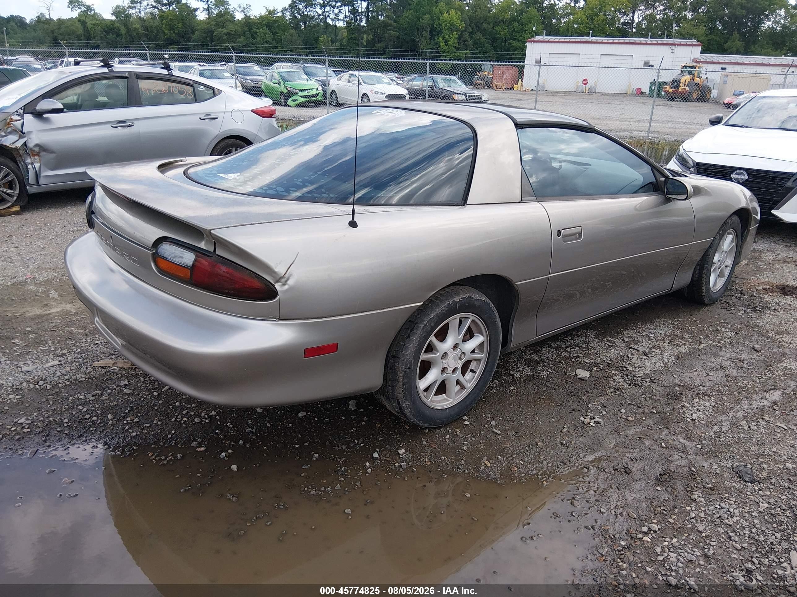 2001 Chevrolet Camaro   Gray vin: 2G1FP22K312149186