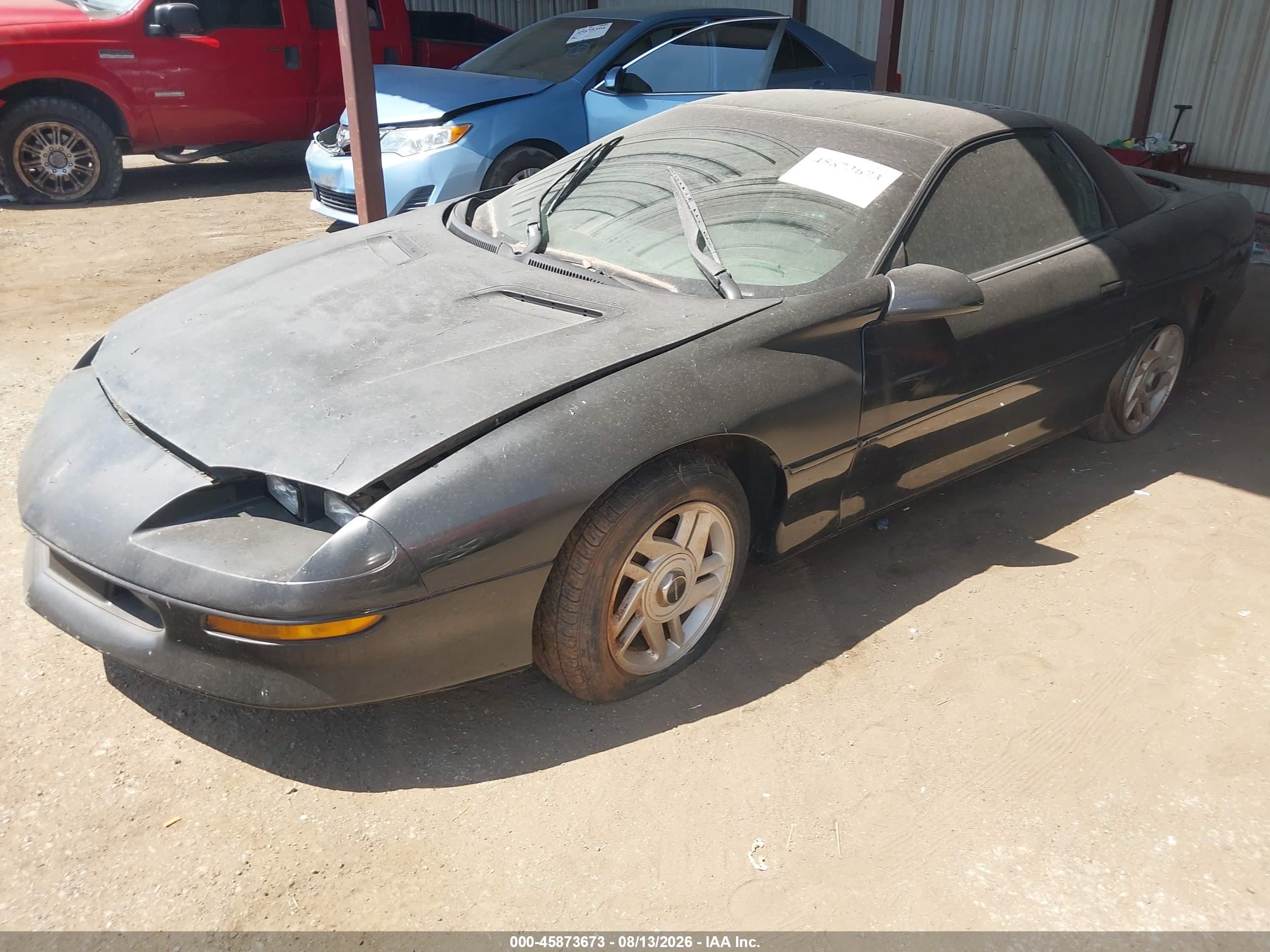1996 Chevrolet Camaro Rs Black vin: 2G1FP22K3T2107927