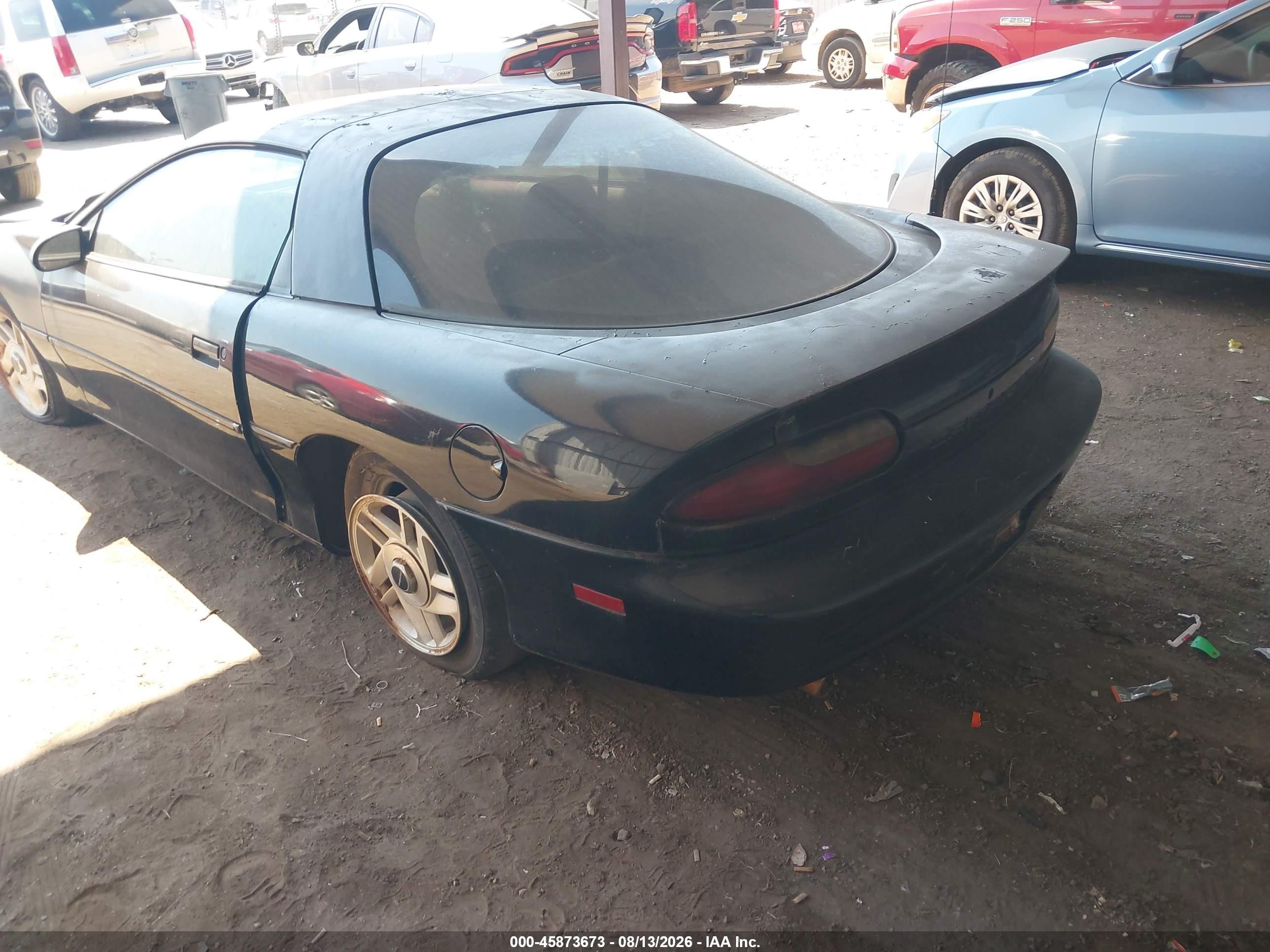 1996 Chevrolet Camaro Rs Black vin: 2G1FP22K3T2107927