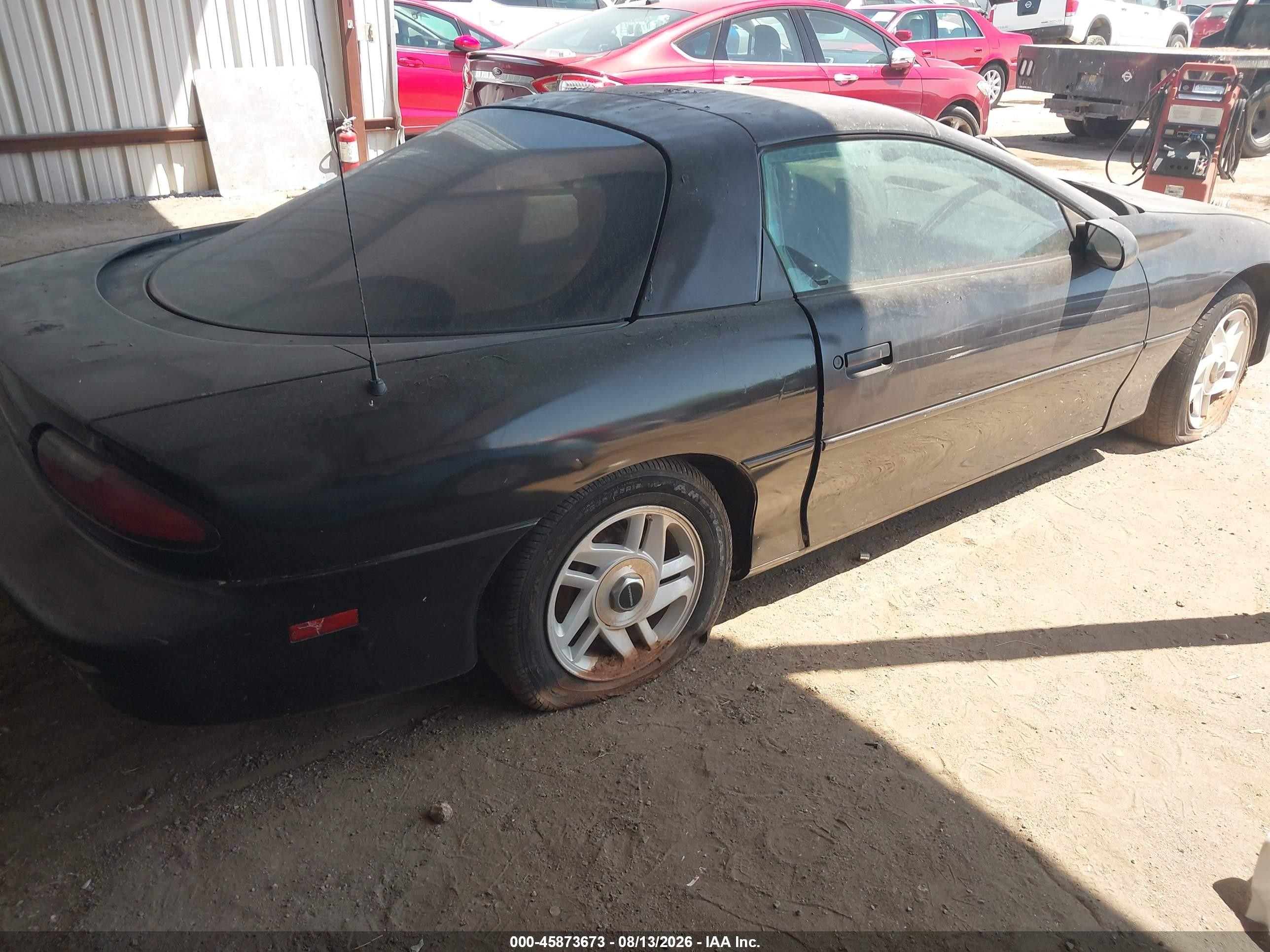 1996 Chevrolet Camaro Rs Black vin: 2G1FP22K3T2107927