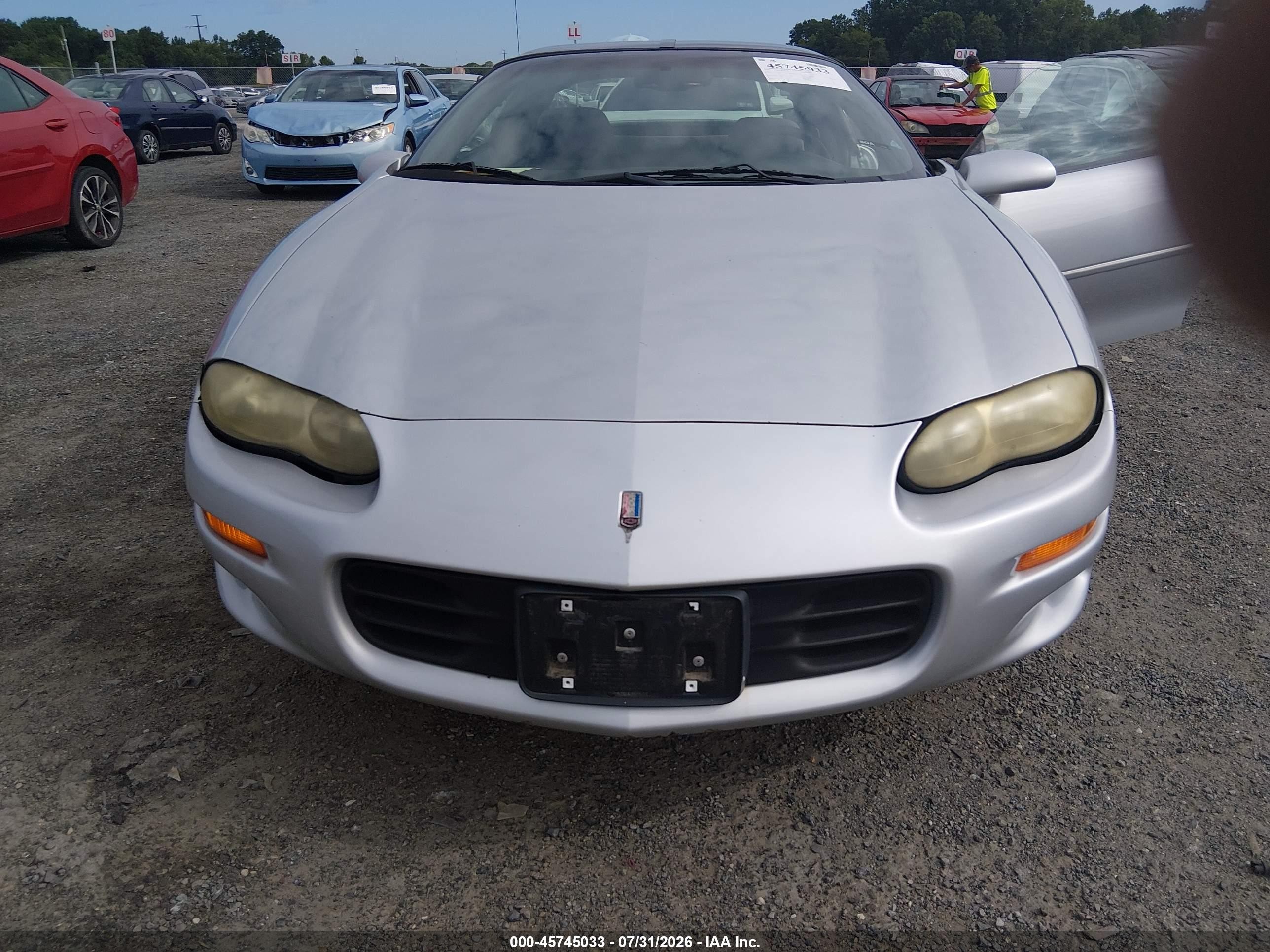 2000 Chevrolet Camaro   Silver vin: 2G1FP22K3Y2134973