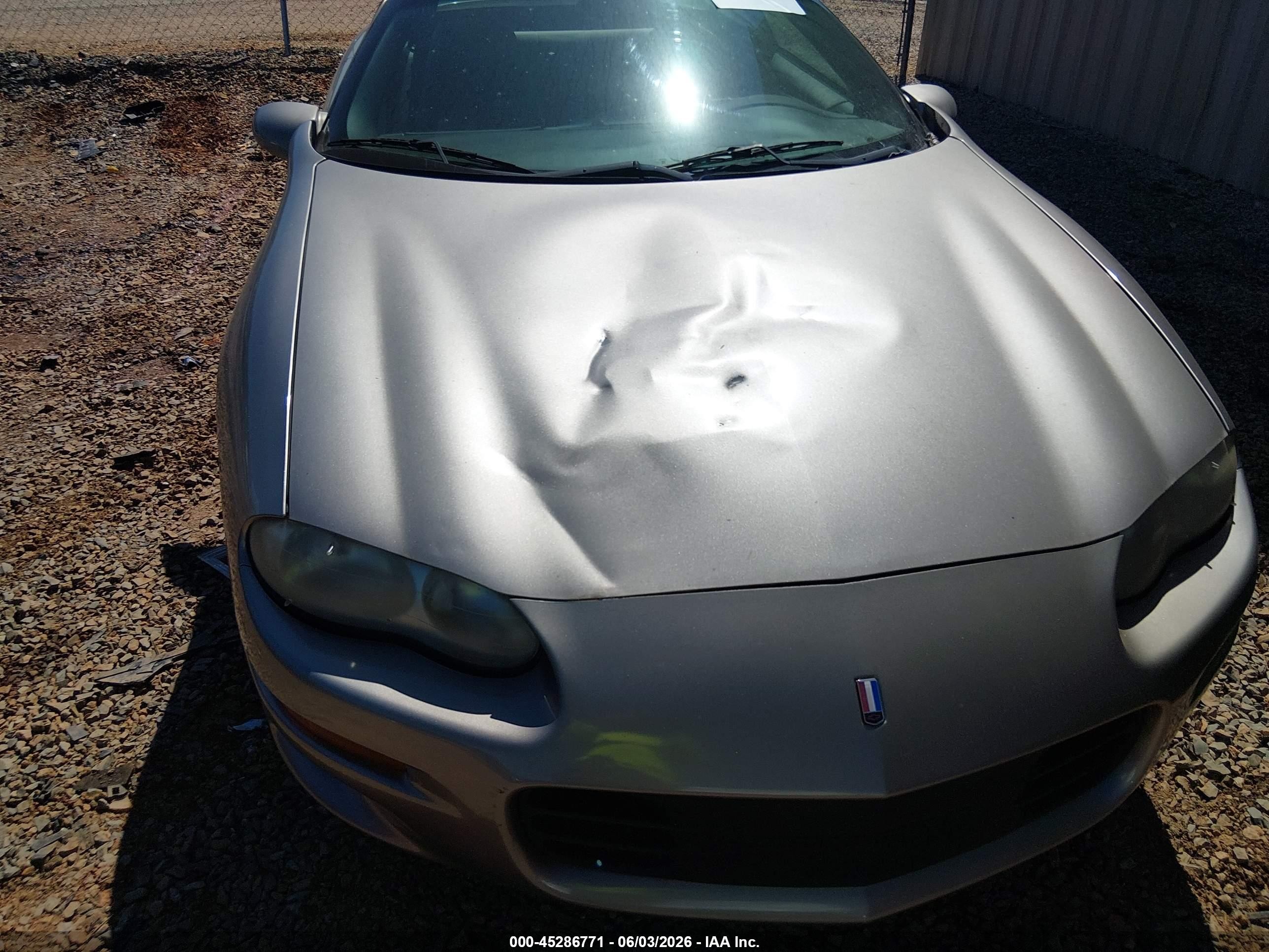 2001 Chevrolet Camaro   Tan vin: 2G1FP22K412114902