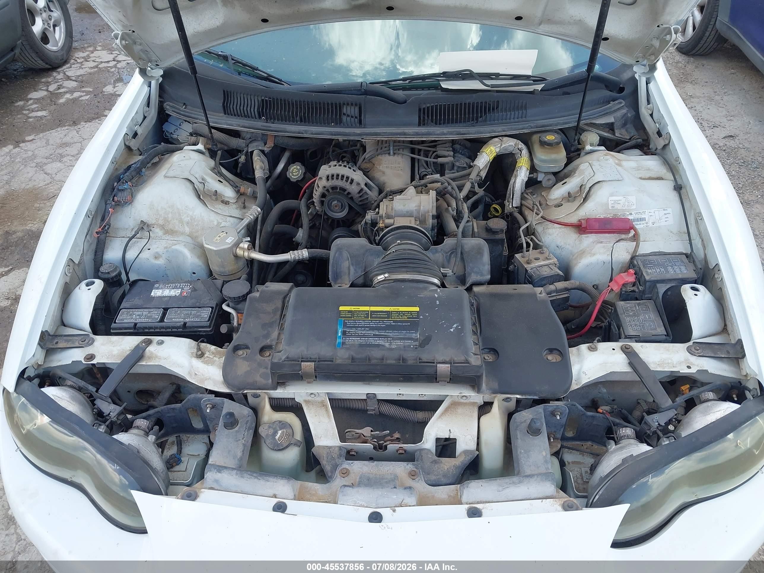 2002 Chevrolet Camaro   White vin: 2G1FP22K422137274
