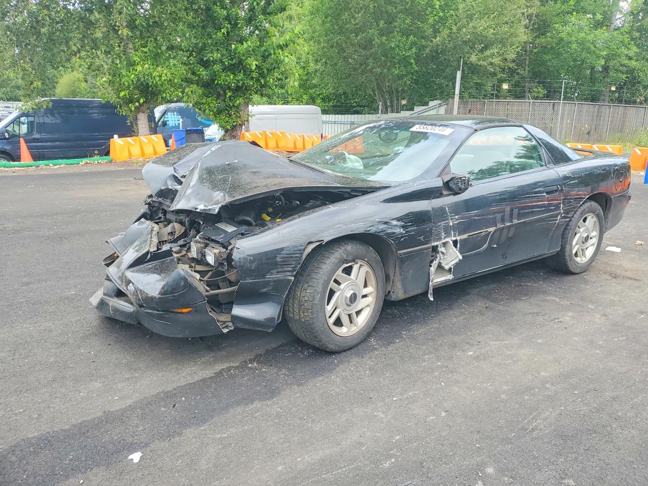 1996 Chevrolet Camaro Base Black vin: 2G1FP22K4T2124476
