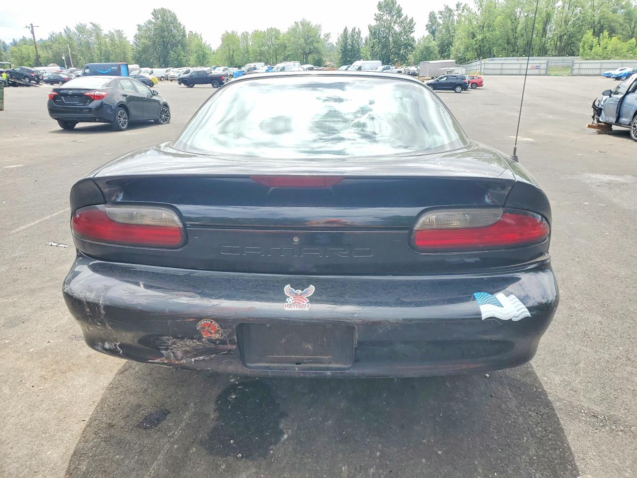 1996 Chevrolet Camaro Base Black vin: 2G1FP22K4T2124476