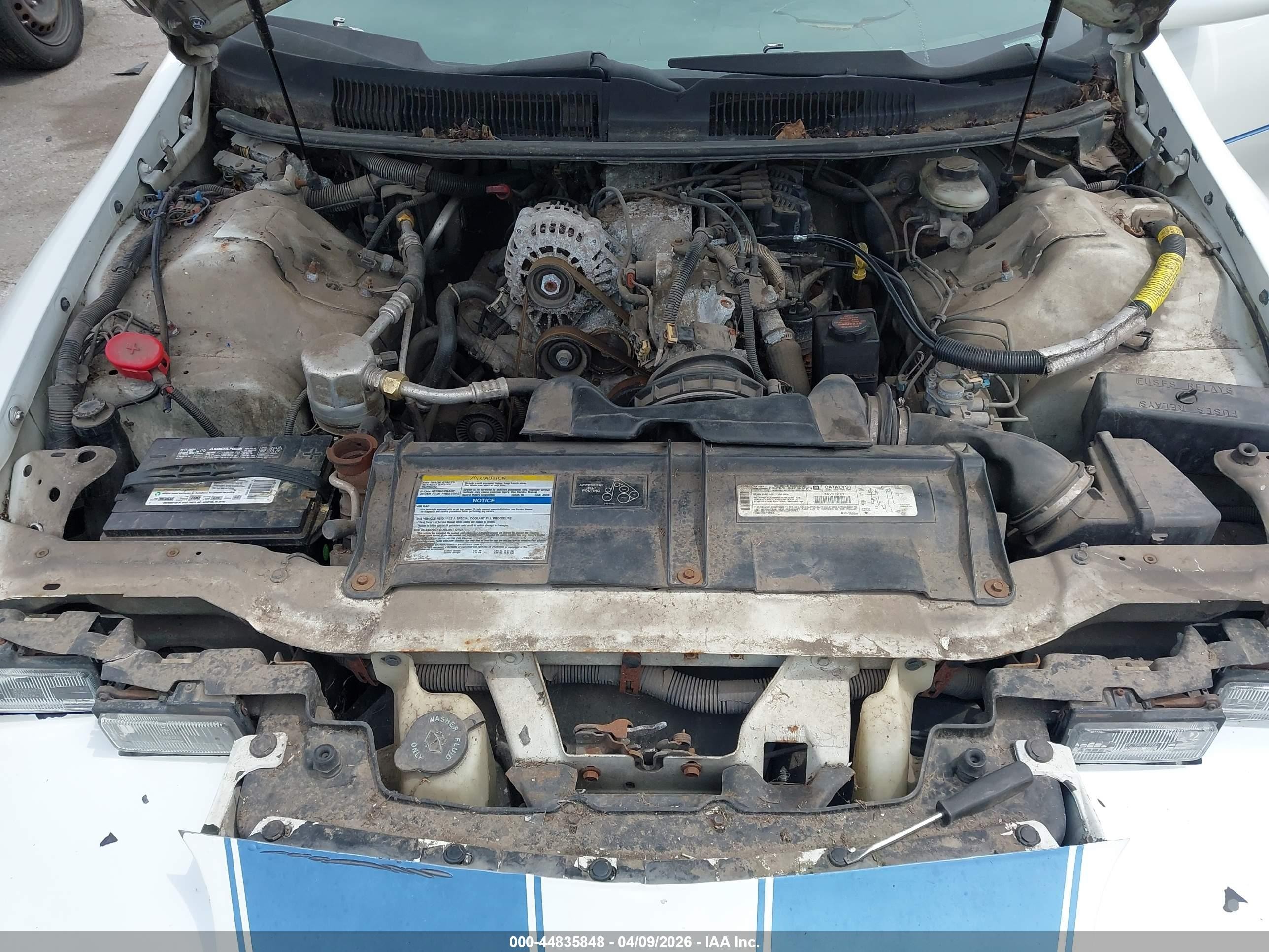 1997 Chevrolet Camaro Rs White vin: 2G1FP22K4V2133424
