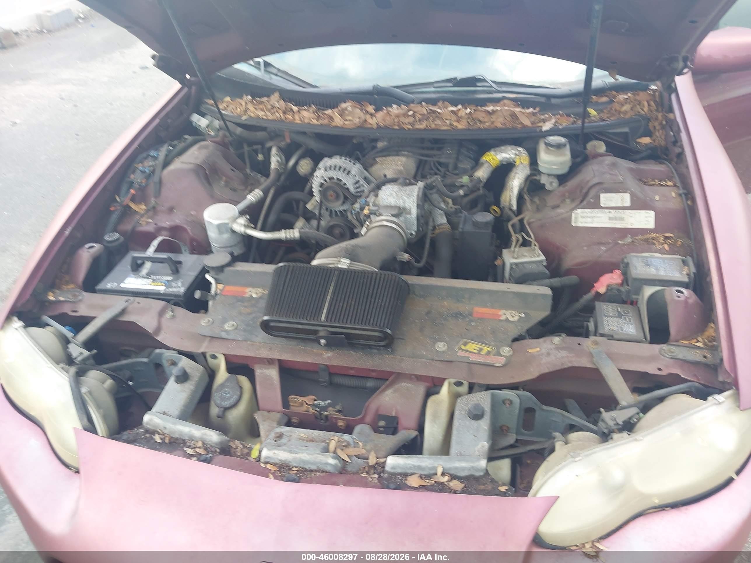 2000 Chevrolet Camaro   Burgundy vin: 2G1FP22K4Y2123111