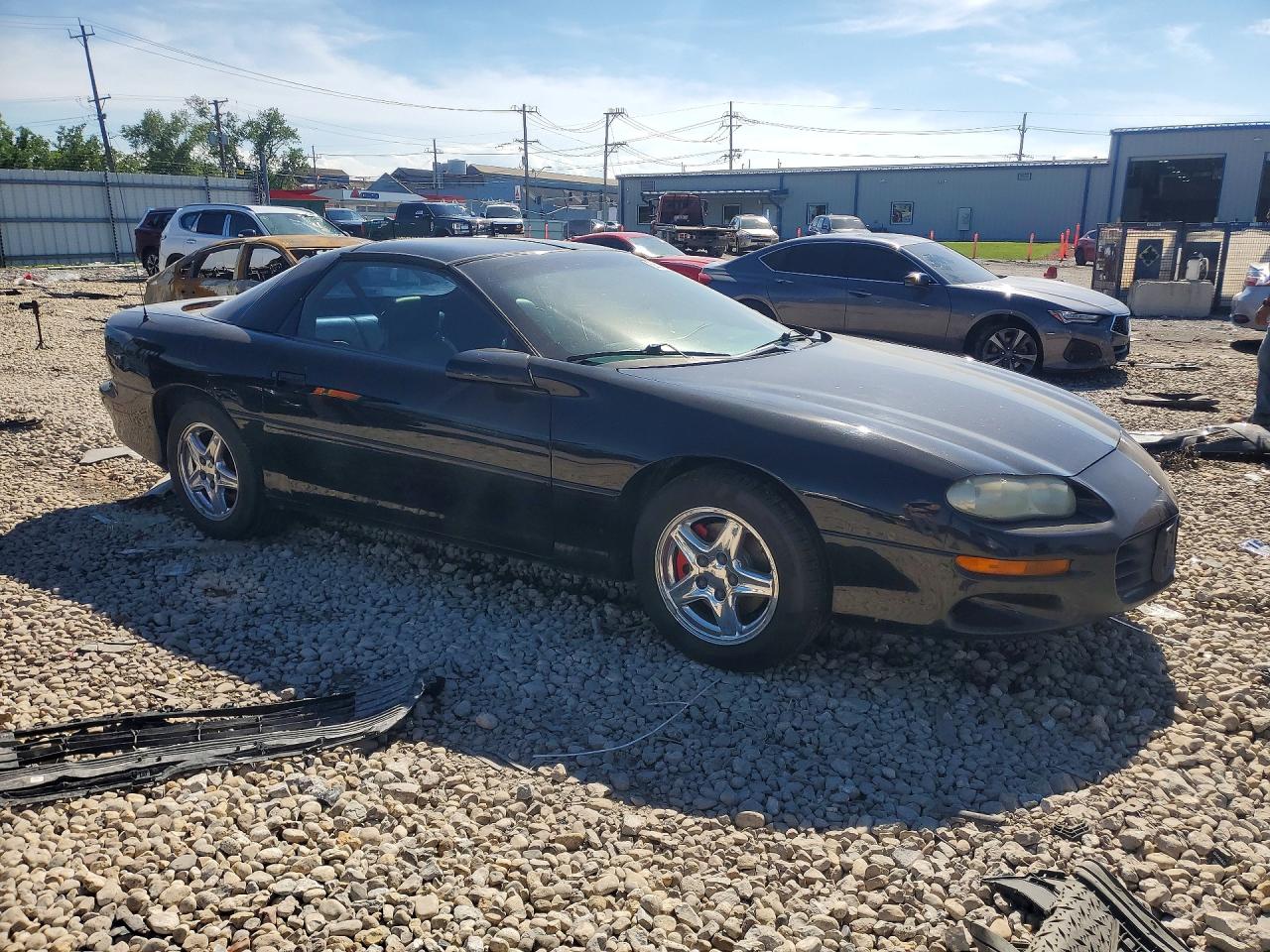 2000 Chevrolet Camaro Black vin: 2G1FP22K4Y2161311