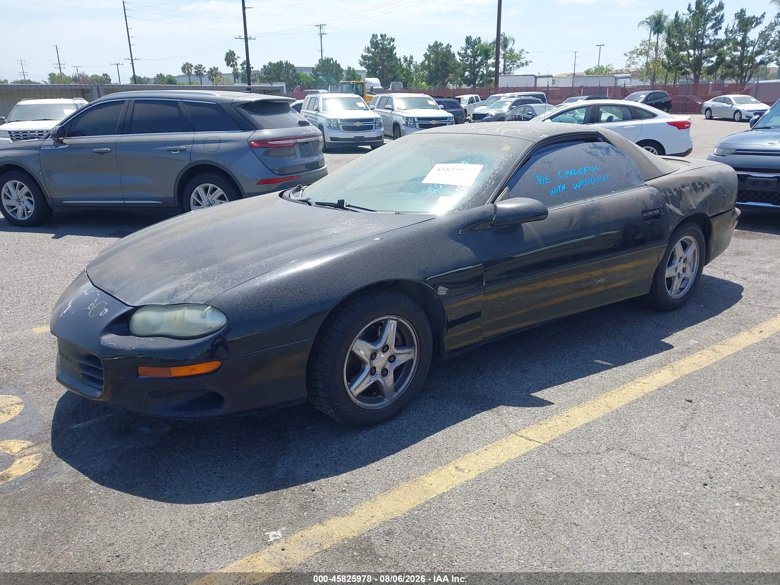 1998 Chevrolet Camaro   Black vin: 2G1FP22K5W2132221