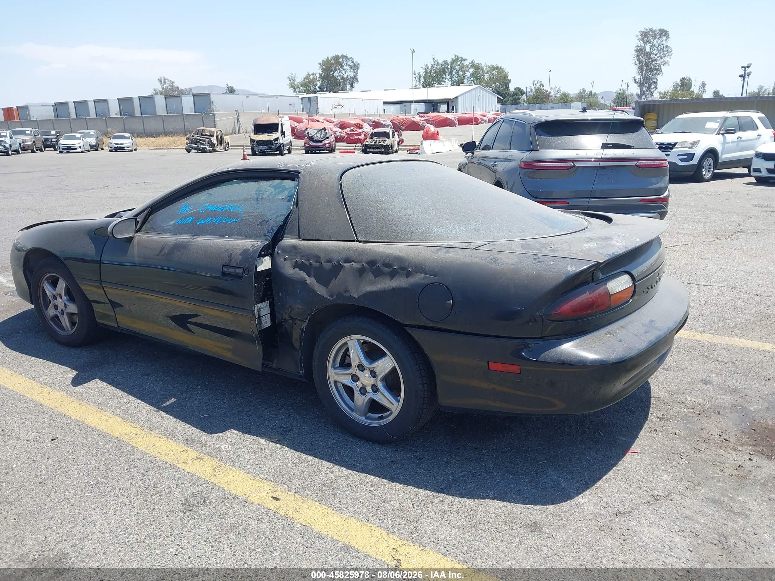 1998 Chevrolet Camaro   Black vin: 2G1FP22K5W2132221