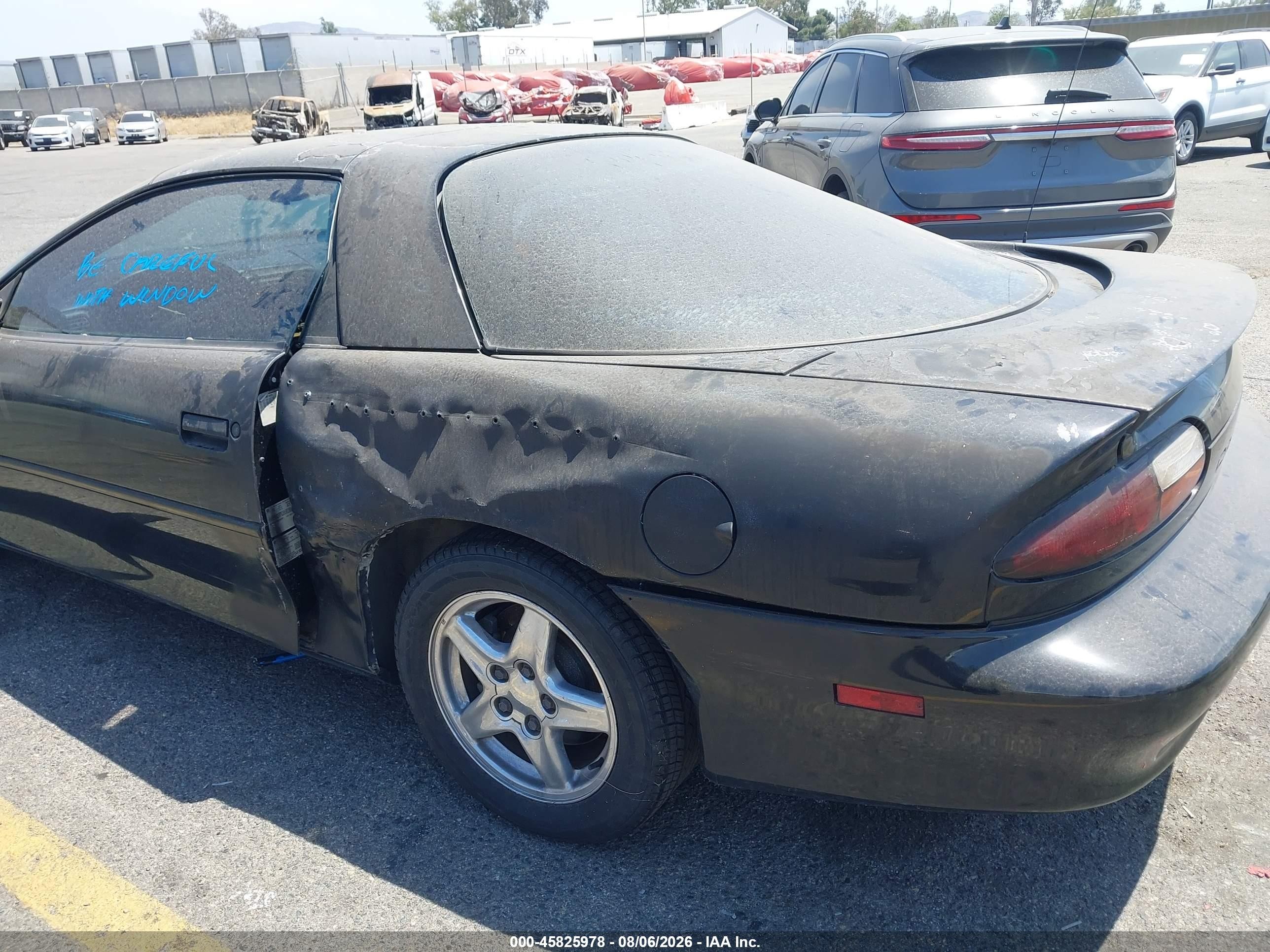 1998 Chevrolet Camaro   Black vin: 2G1FP22K5W2132221