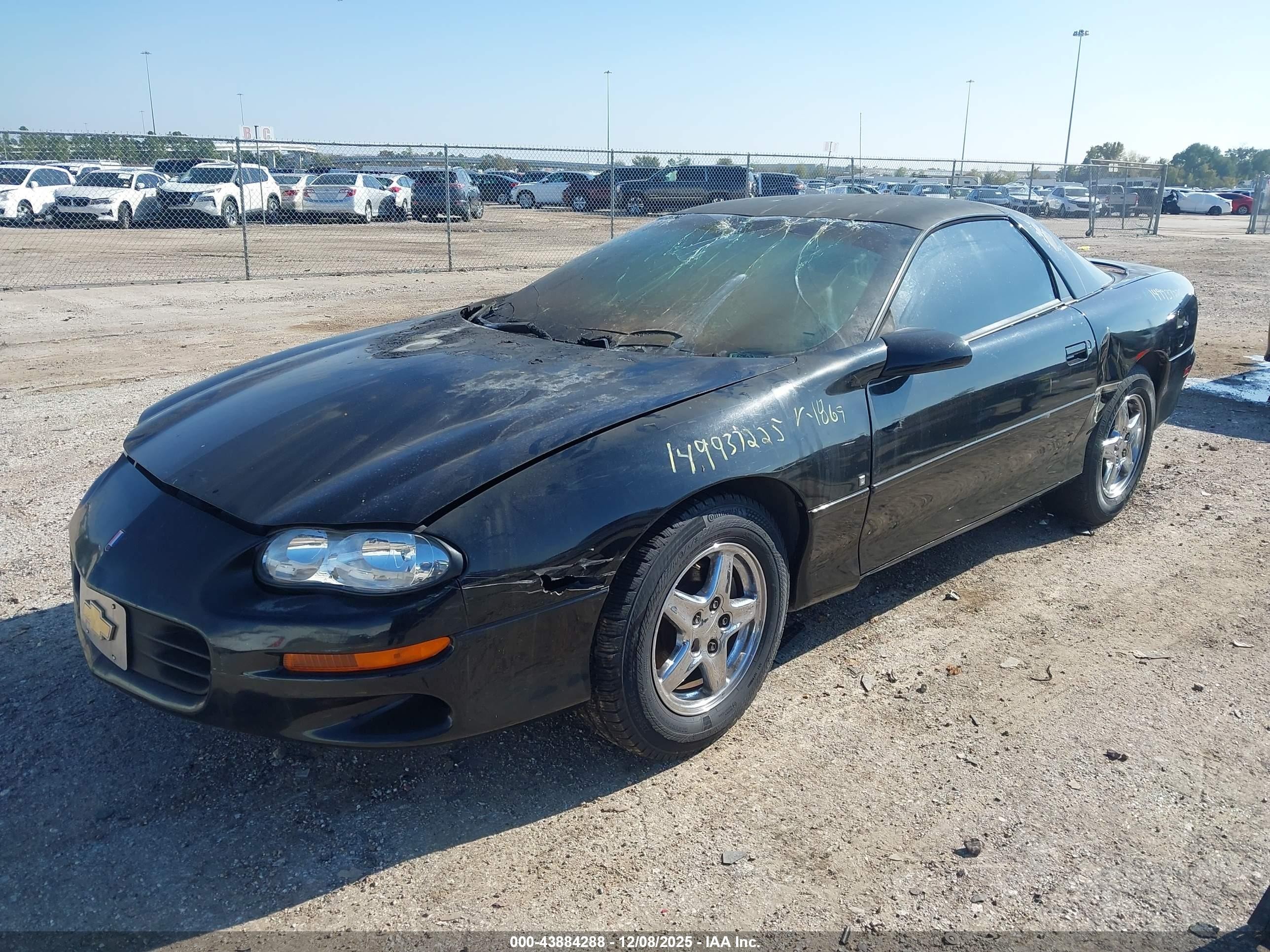 1999 Chevrolet Camaro   Black vin: 2G1FP22K5X2111869