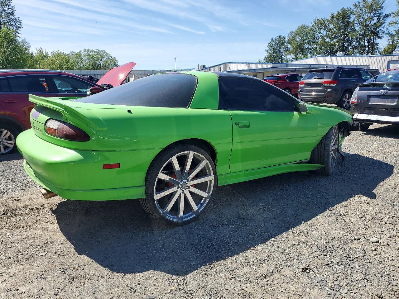 2002 Chevrolet Camaro Green vin: 2G1FP22K622111520