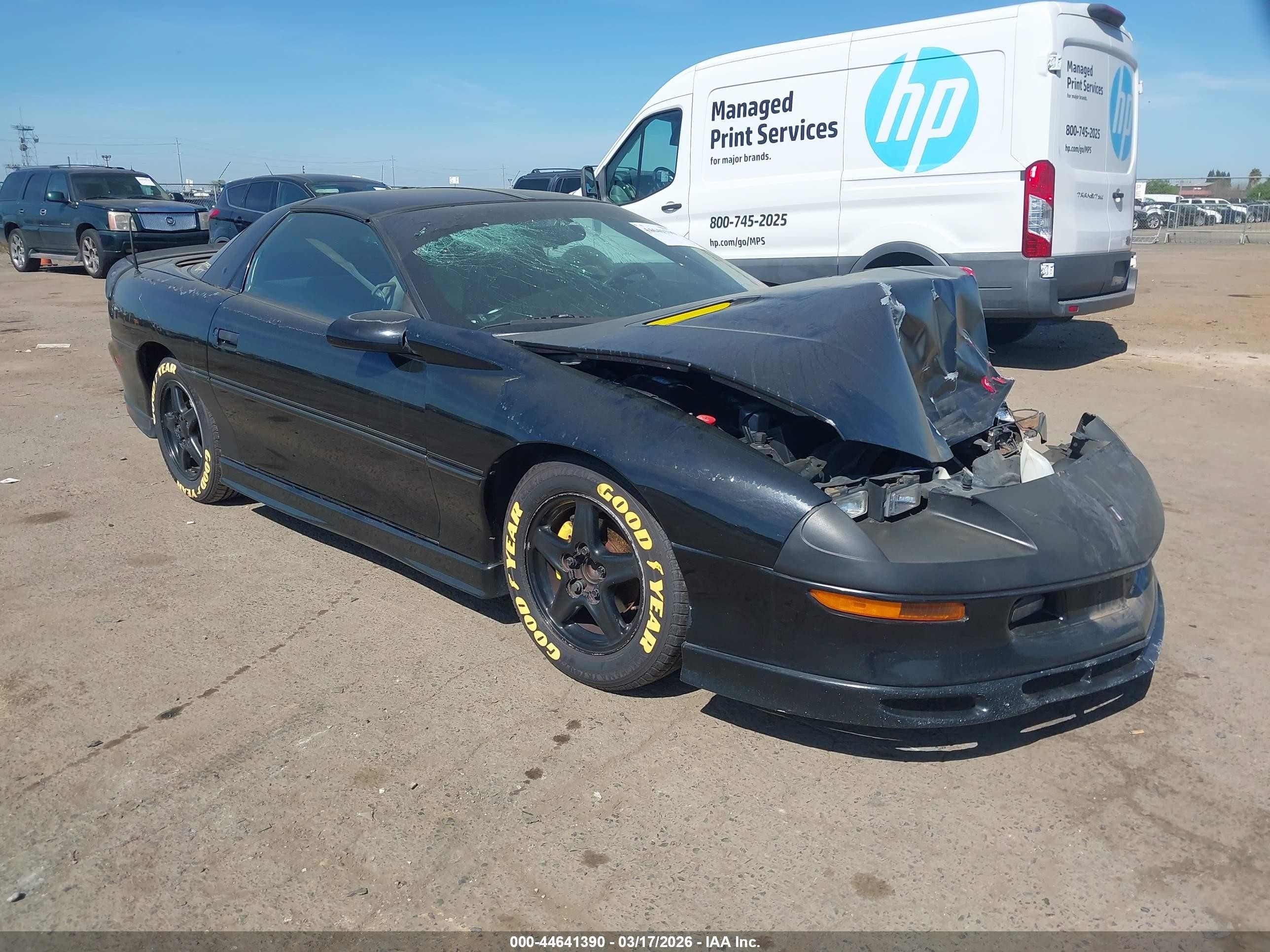 1997 Chevrolet Camaro Rs Black vin: 2G1FP22K6V2107326