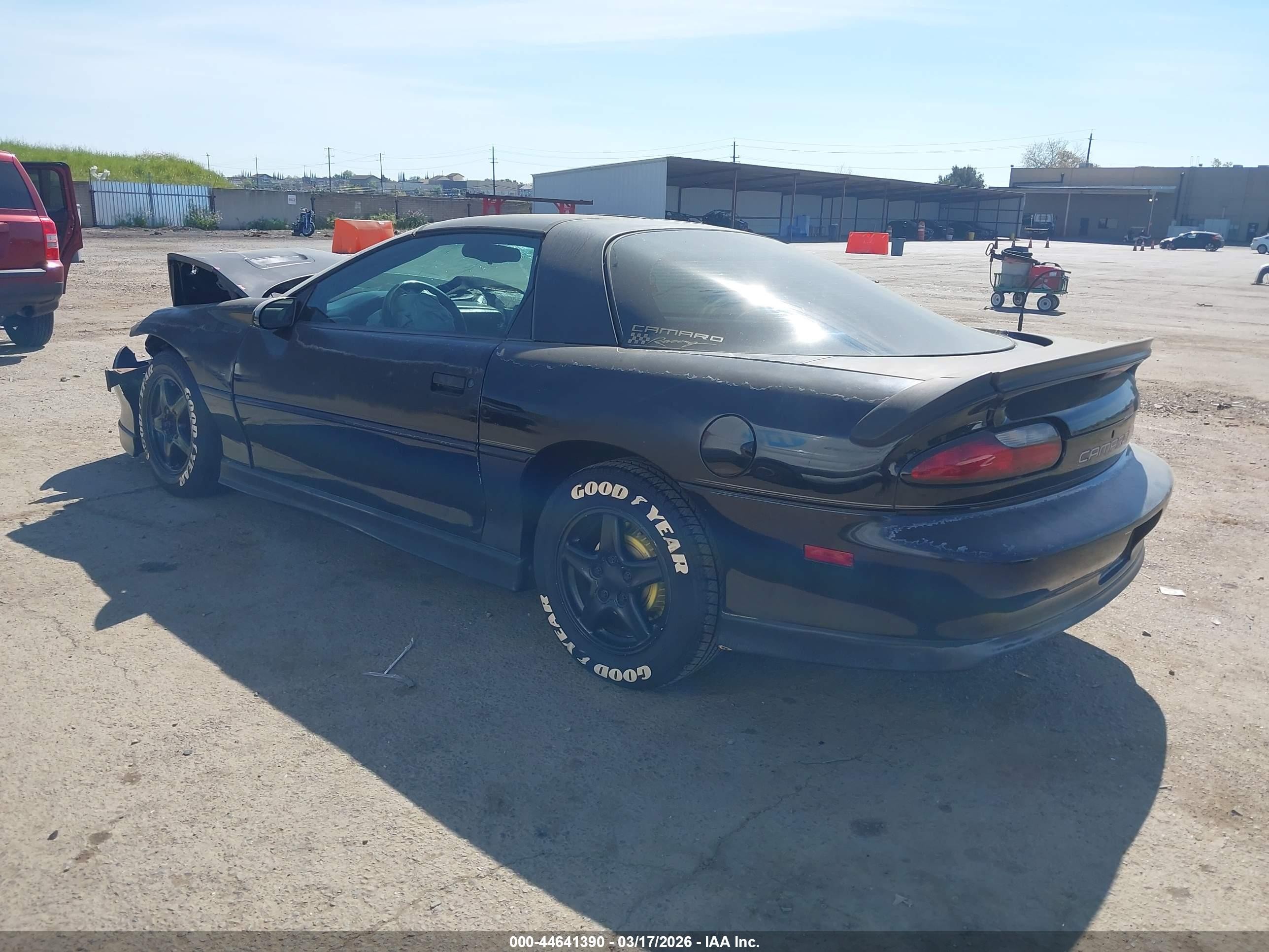 1997 Chevrolet Camaro Rs Black vin: 2G1FP22K6V2107326