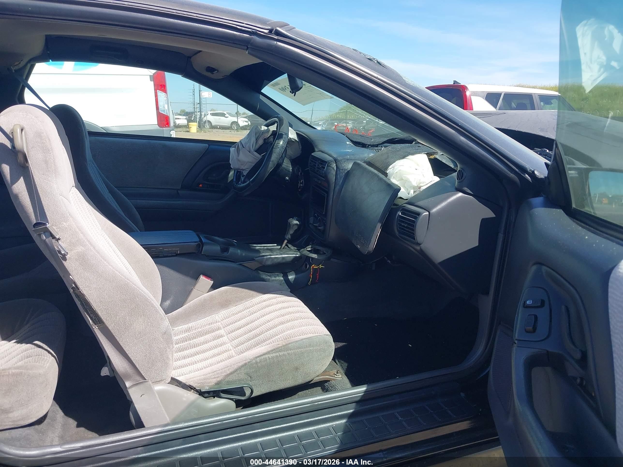 1997 Chevrolet Camaro Rs Black vin: 2G1FP22K6V2107326