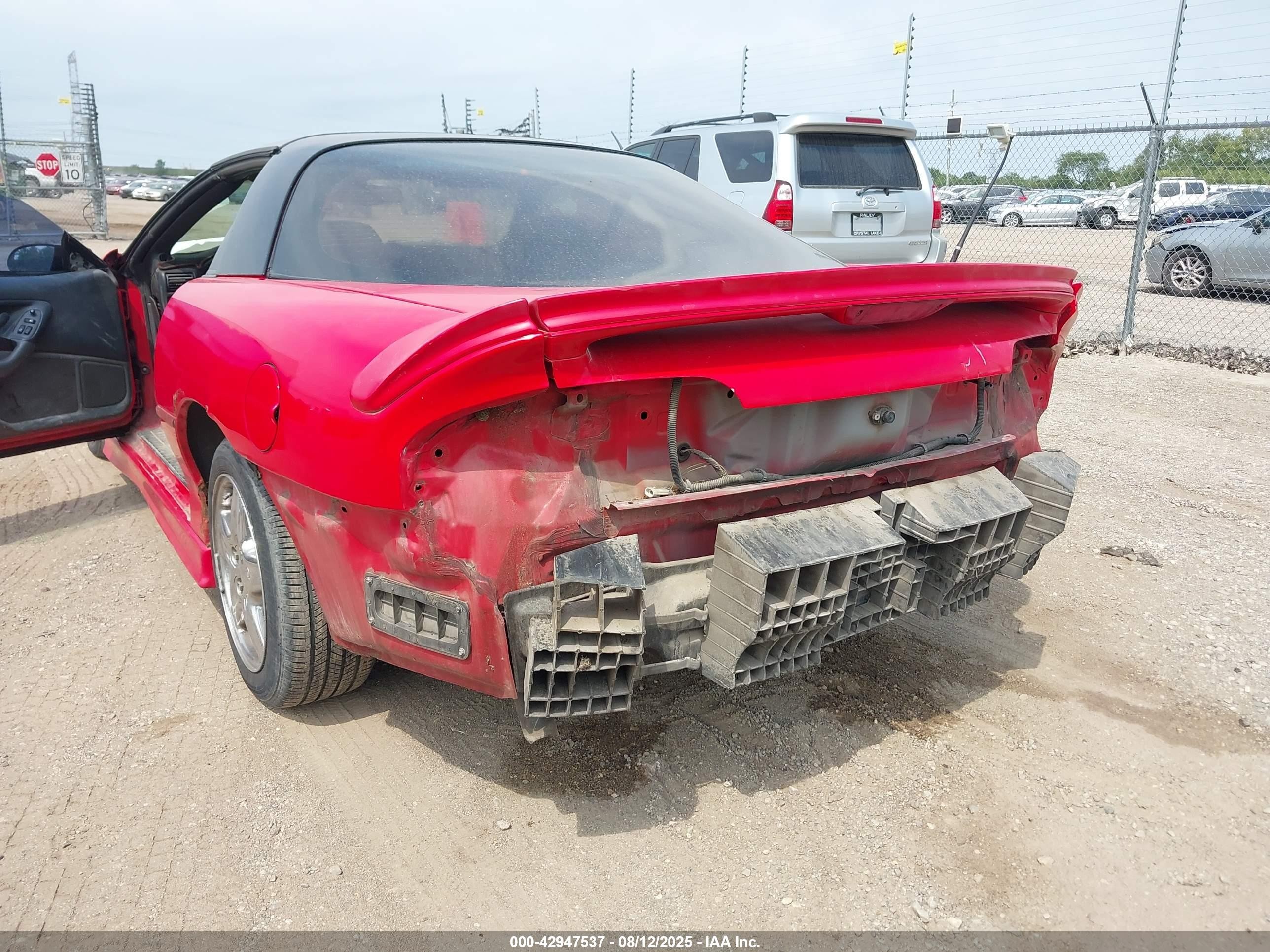 1997 Chevrolet Camaro Rs Red vin: 2G1FP22K6V2115989
