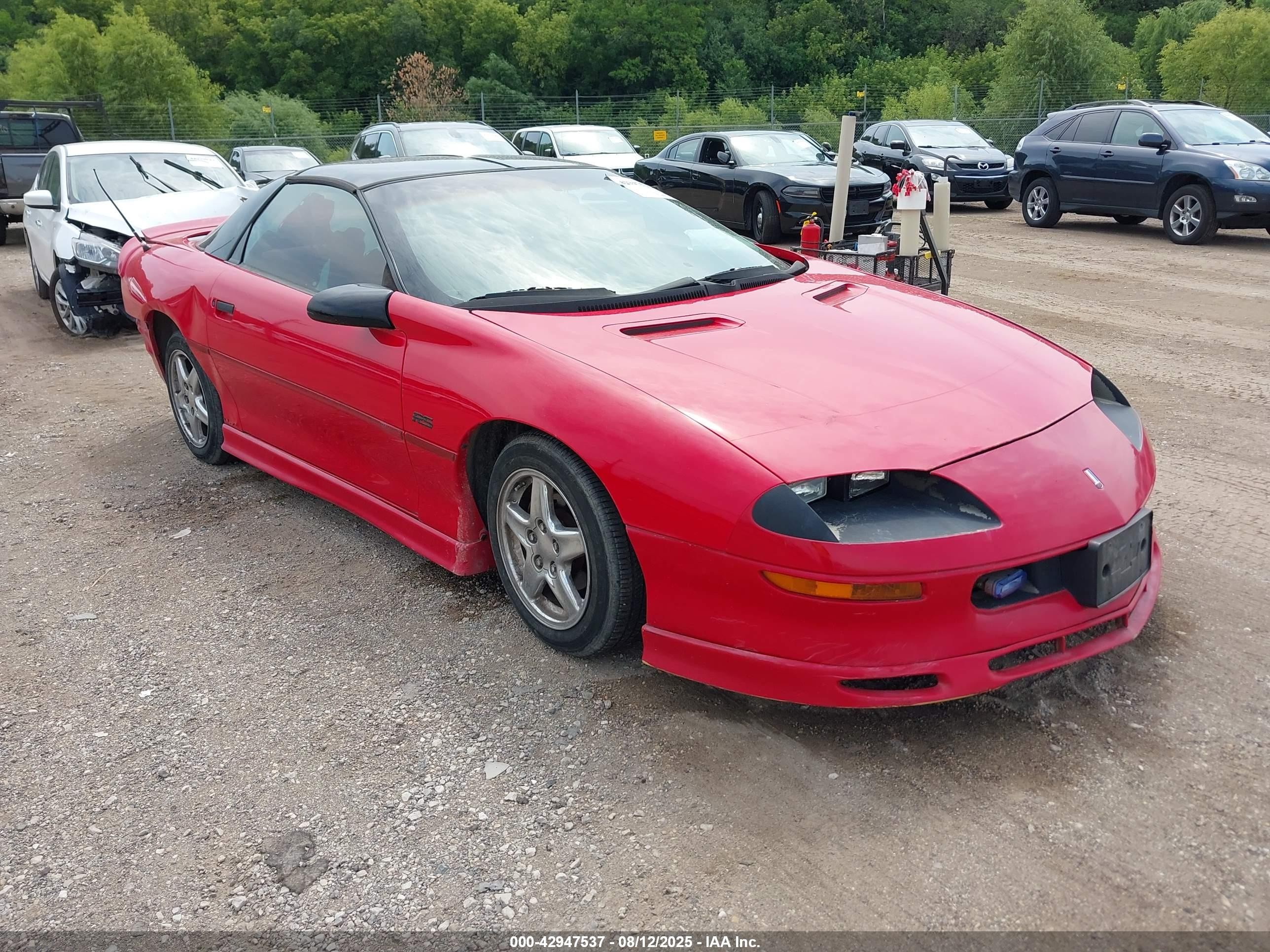 1997 Chevrolet Camaro Rs Red vin: 2G1FP22K6V2115989