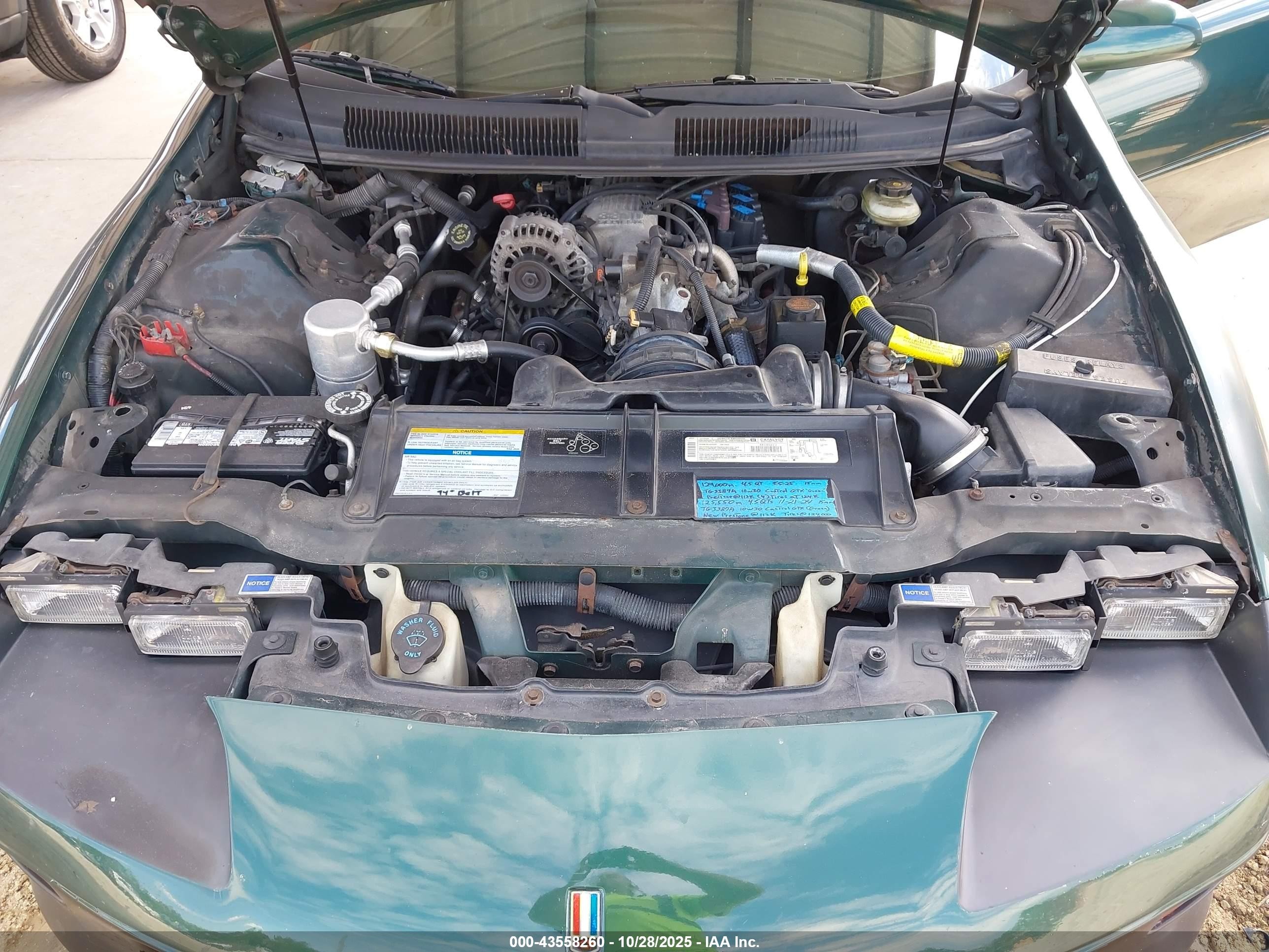 1997 Chevrolet Camaro   Green vin: 2G1FP22K7V2126712