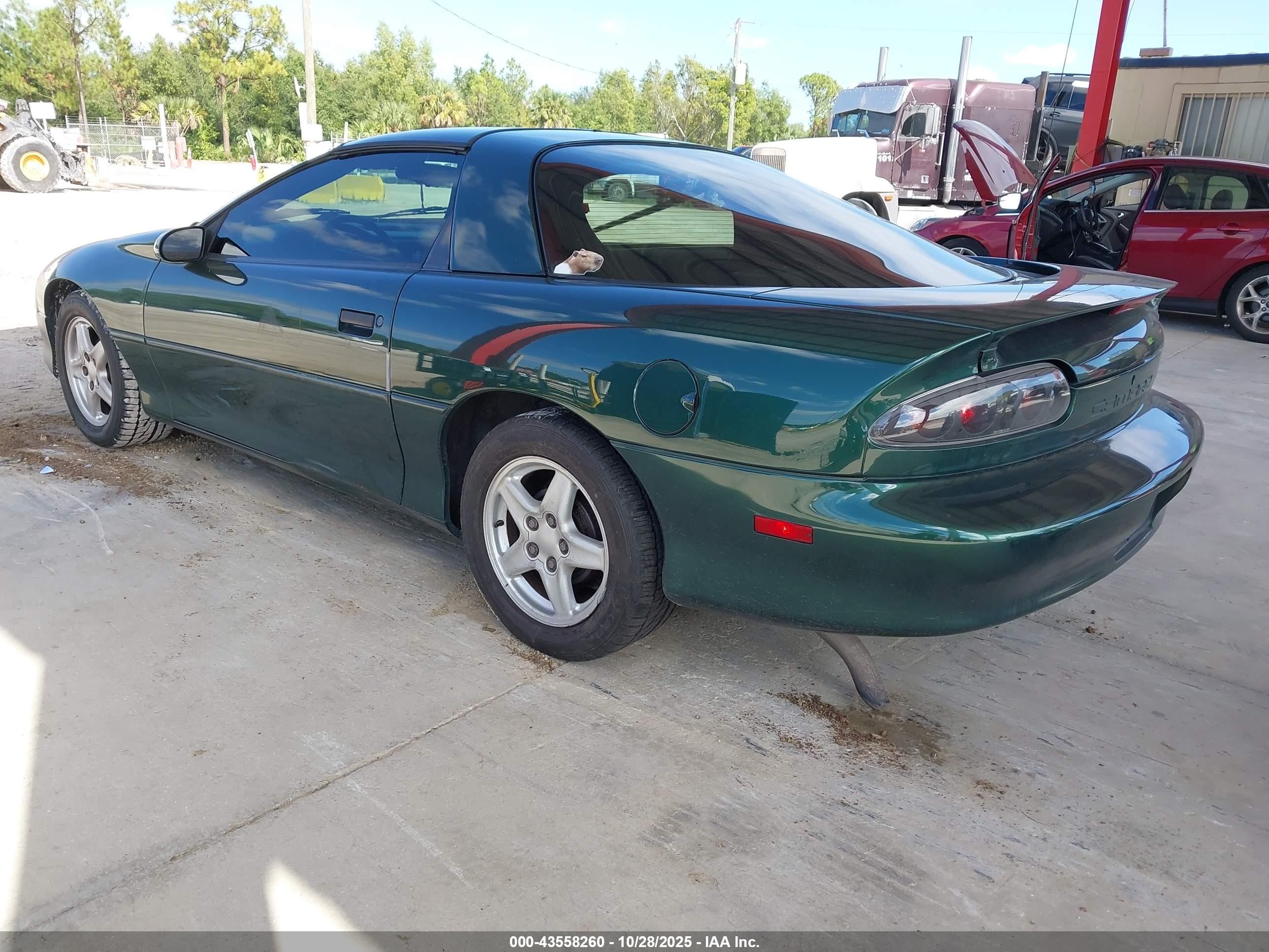 1997 Chevrolet Camaro   Green vin: 2G1FP22K7V2126712