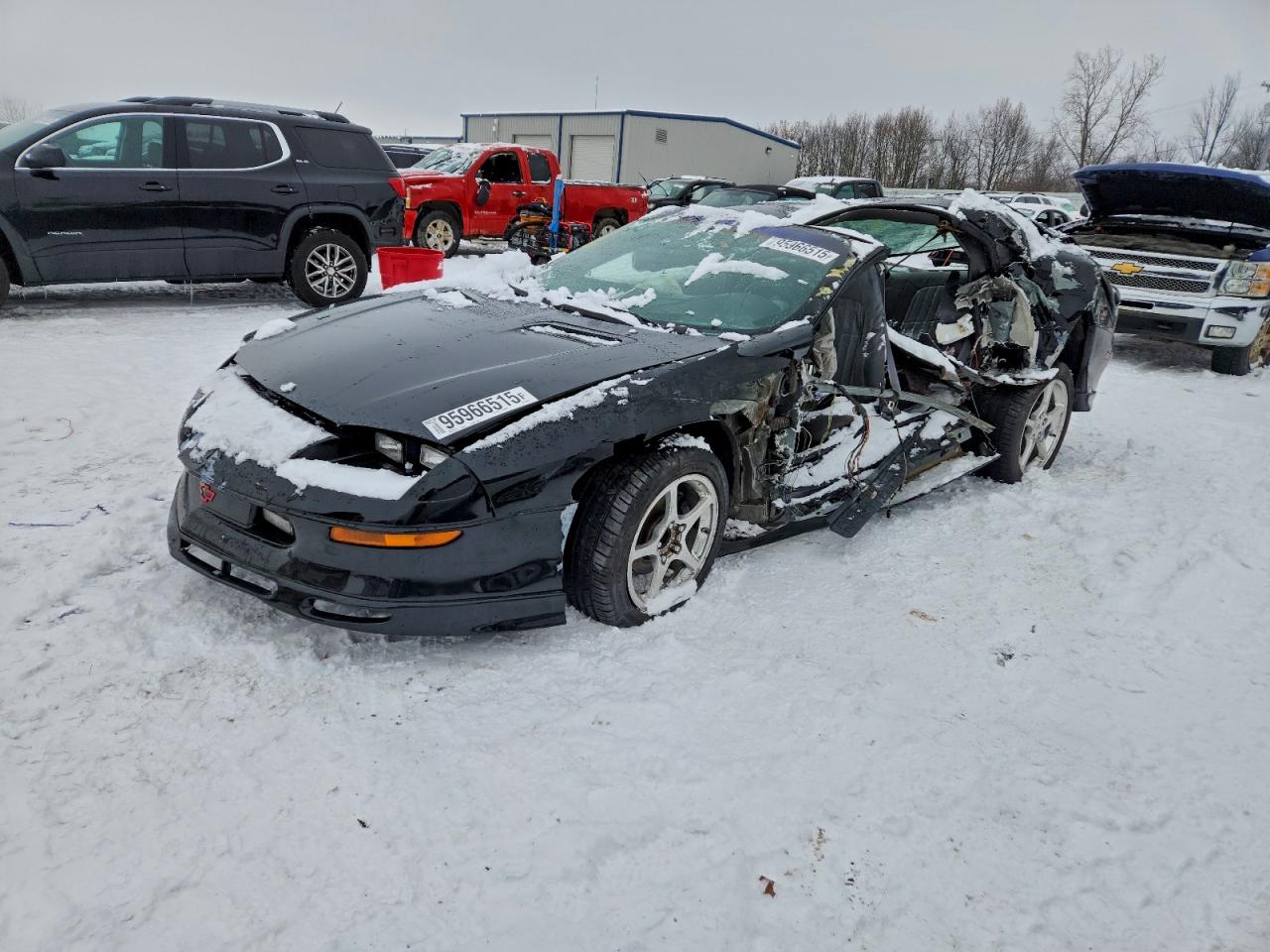 1997 Chevrolet Camaro Base Black vin: 2G1FP22K8V2160013