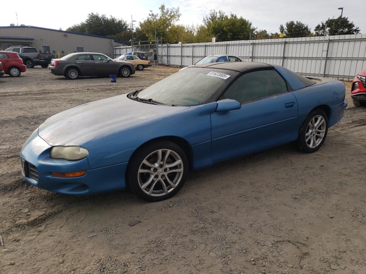 1999 Chevrolet Camaro Blue vin: 2G1FP22K8X2114457
