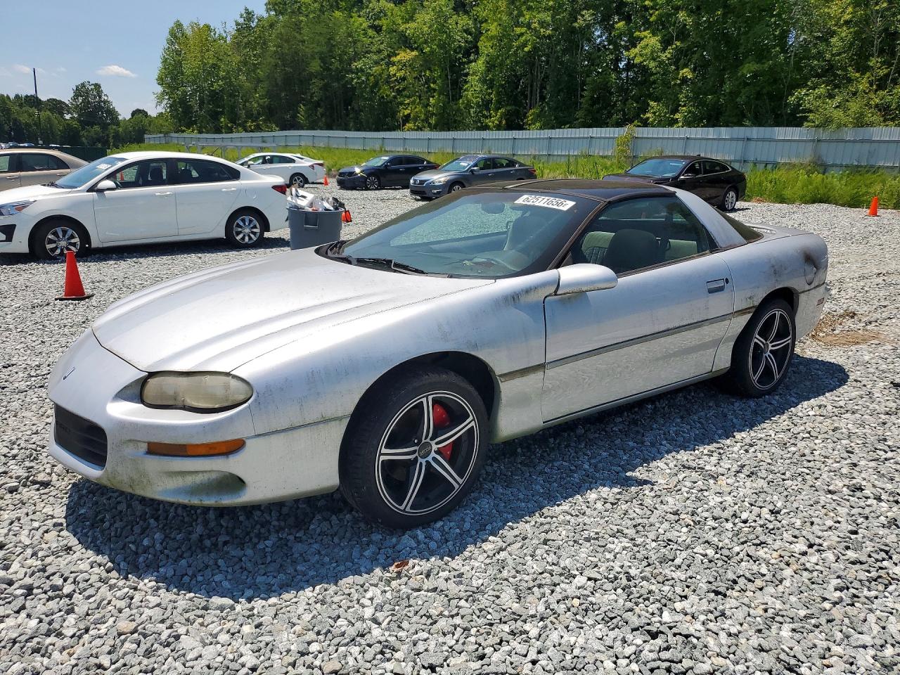 2002 Chevrolet Camaro Silver vin: 2G1FP22K922168178
