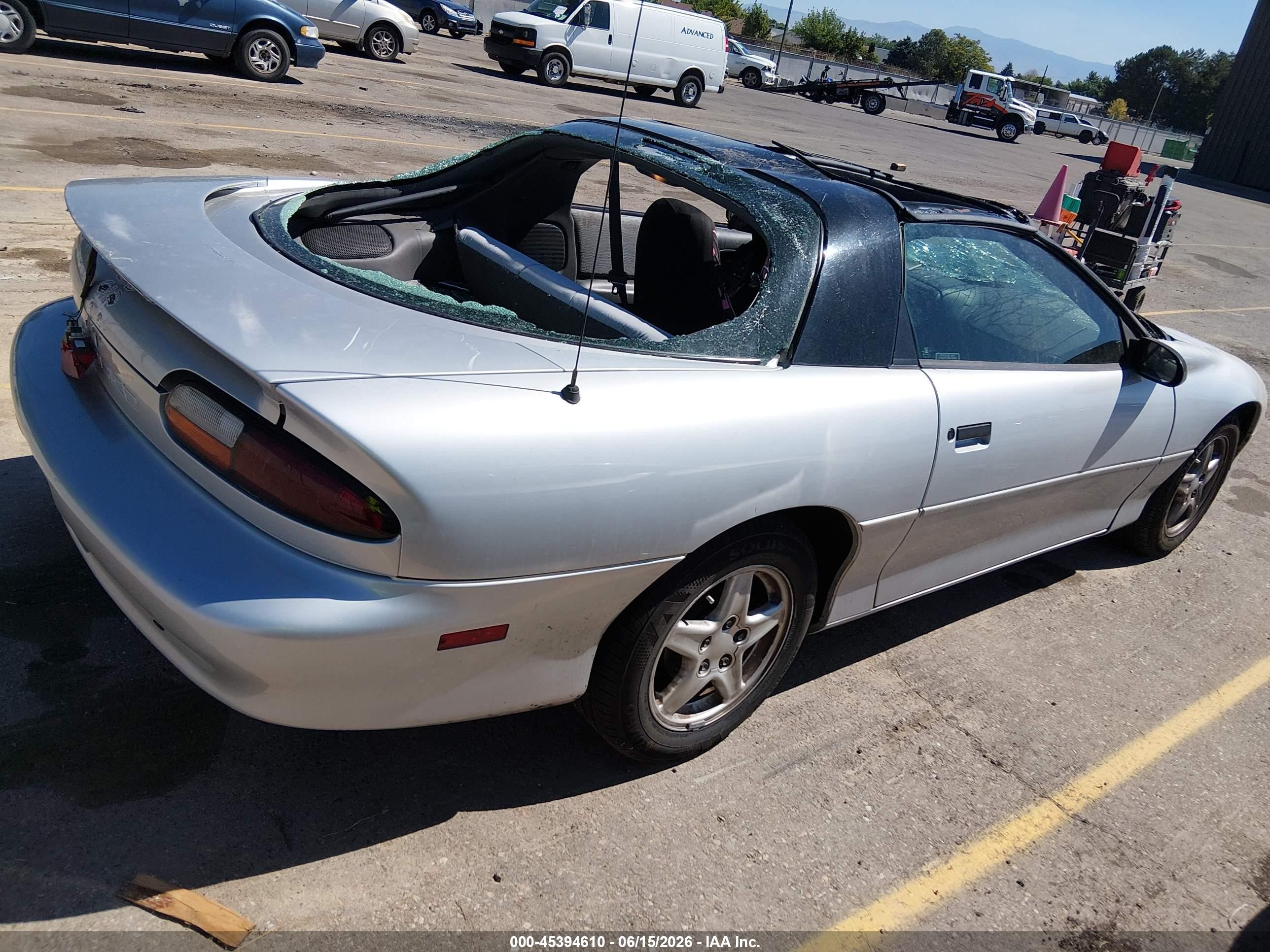 1997 Chevrolet Camaro   Silver vin: 2G1FP22K9V2126873