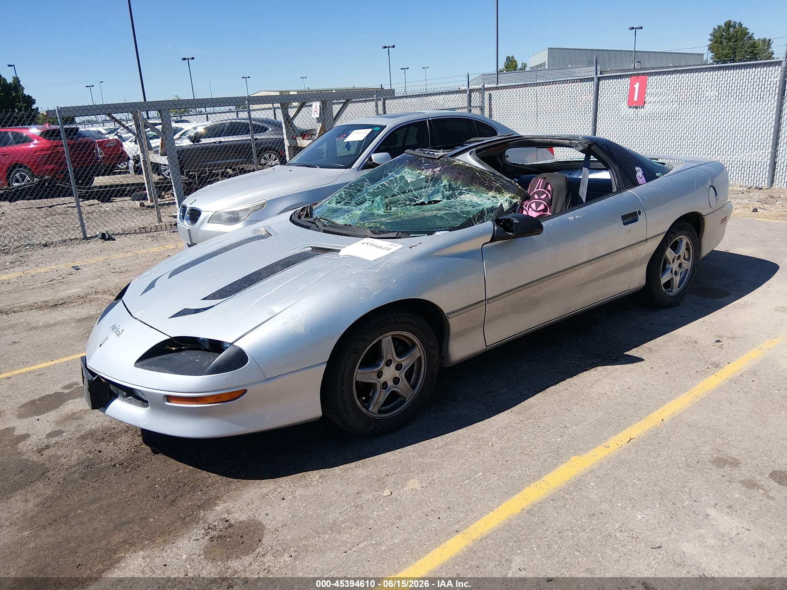 1997 Chevrolet Camaro   Silver vin: 2G1FP22K9V2126873