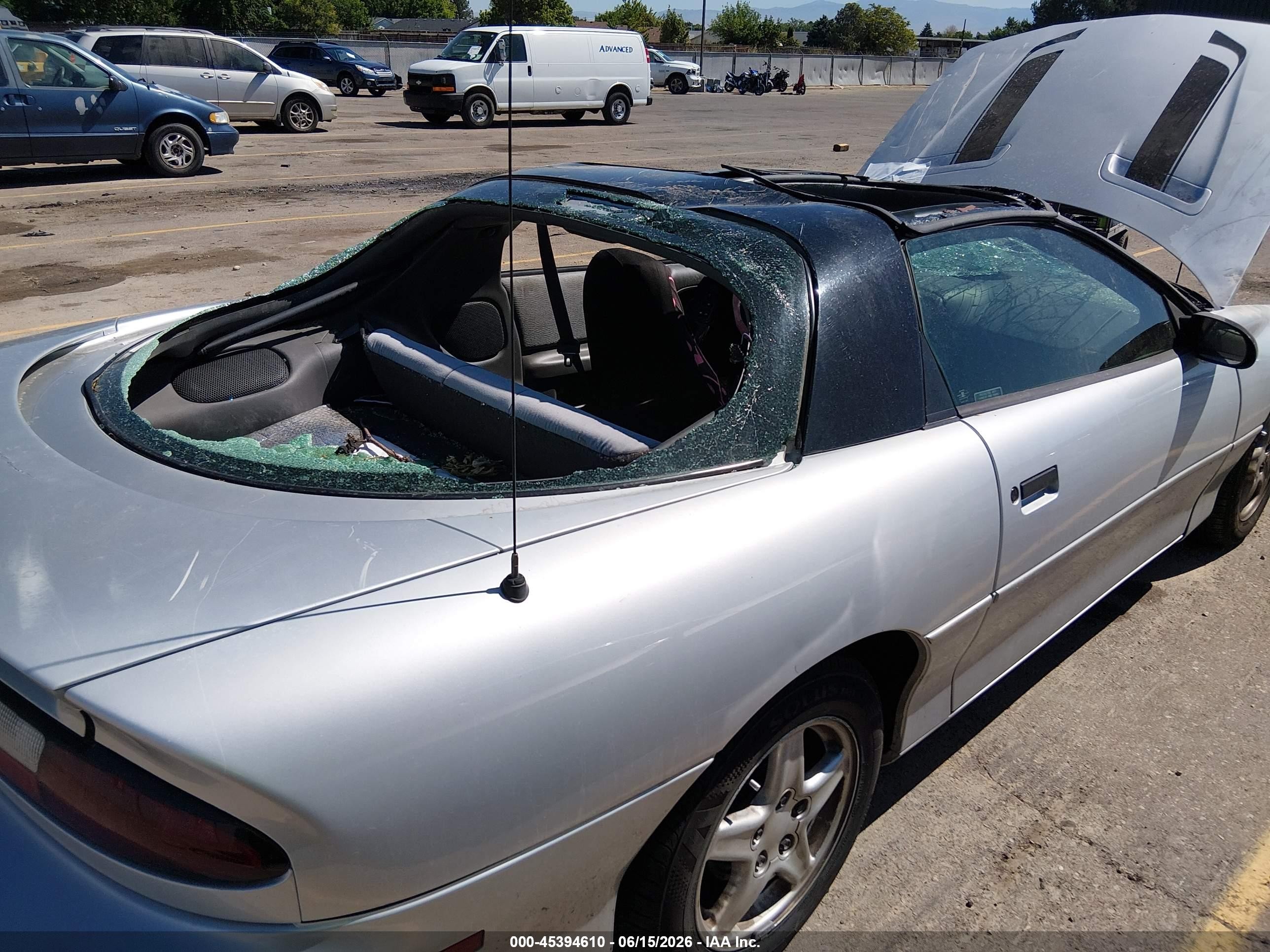 1997 Chevrolet Camaro   Silver vin: 2G1FP22K9V2126873