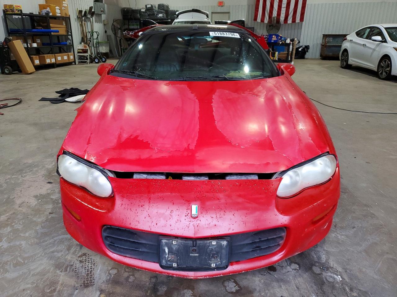 2002 Chevrolet Camaro Red vin: 2G1FP22KX22119202