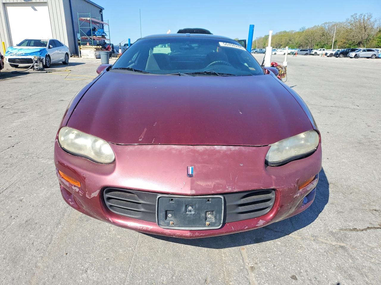 2002 Chevrolet Camaro Maroon vin: 2G1FP22KX22149719