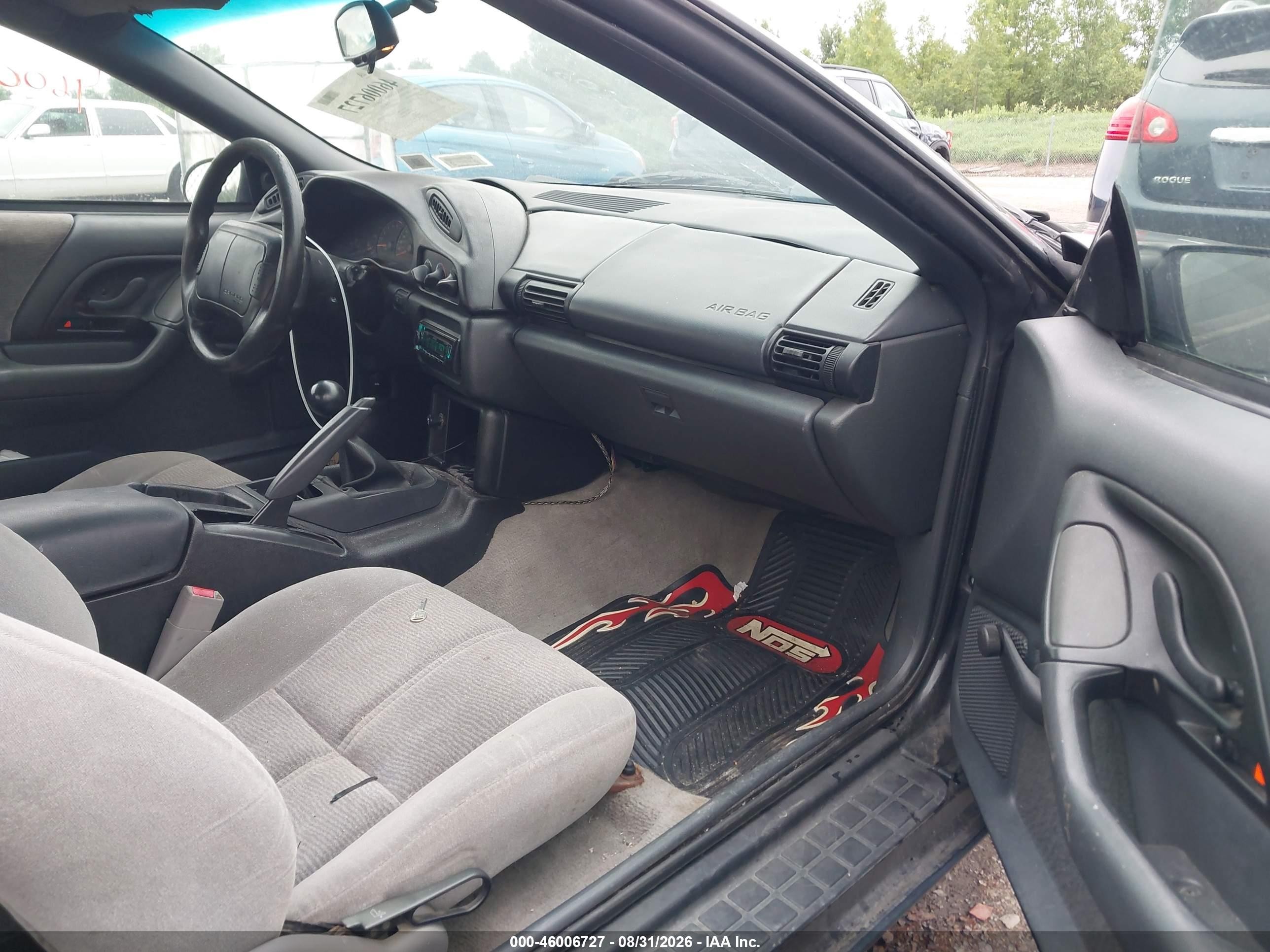1996 Chevrolet Camaro Rs Black vin: 2G1FP22KXT2113689